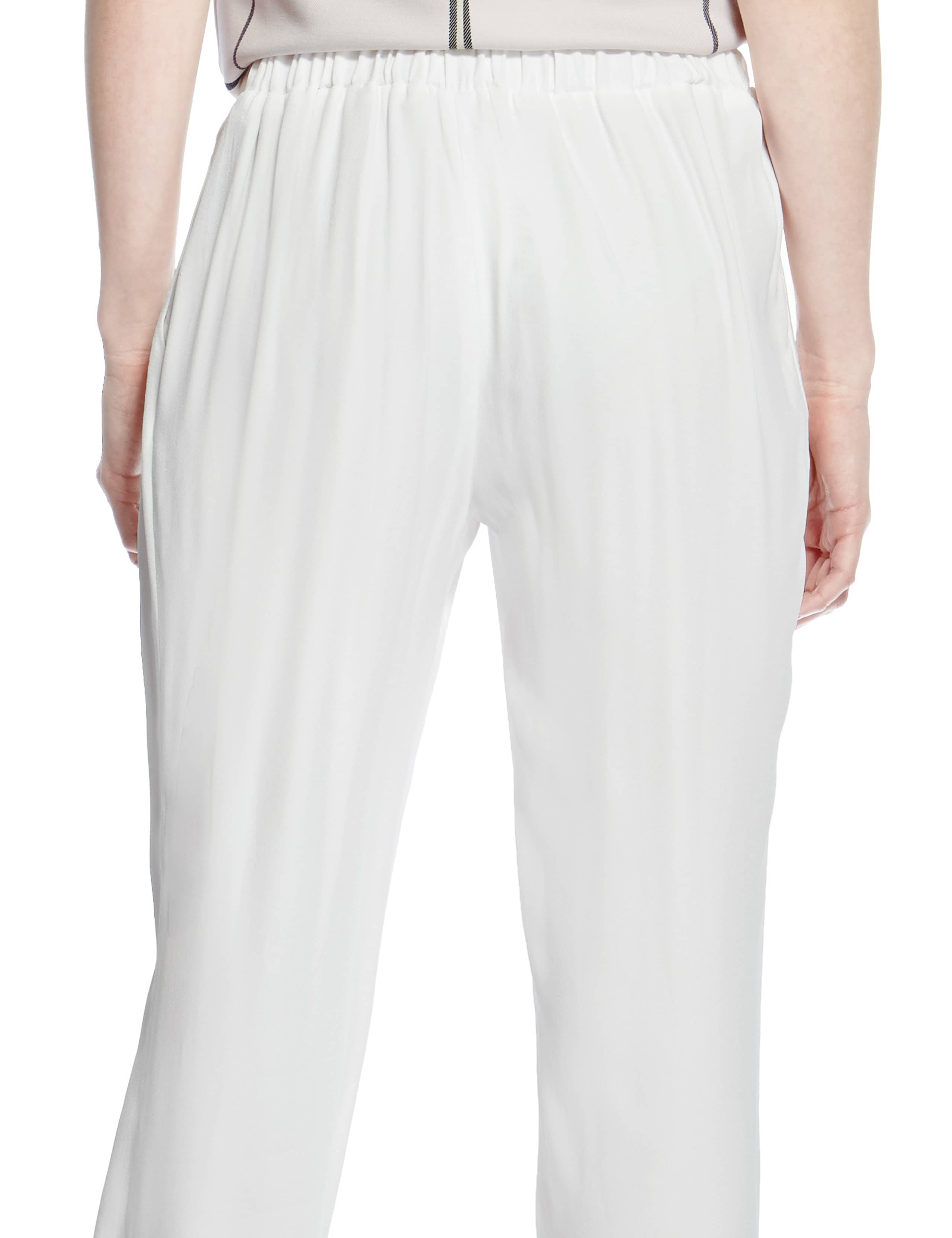 Elasticated Waist Crêpe Cuffed Pants 4 of 4