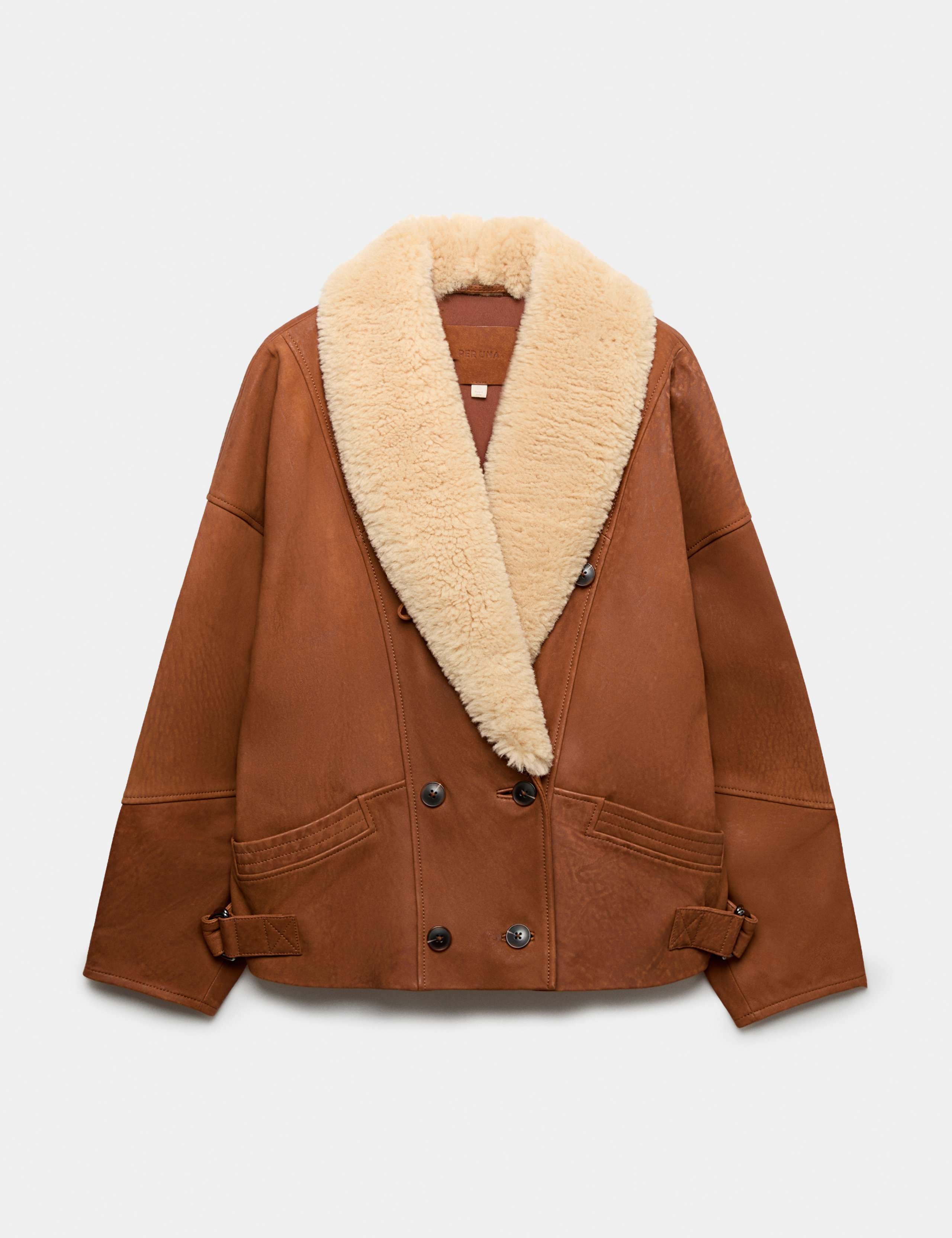 Pure Leather Aged Relaxed Jacket 2 of 6