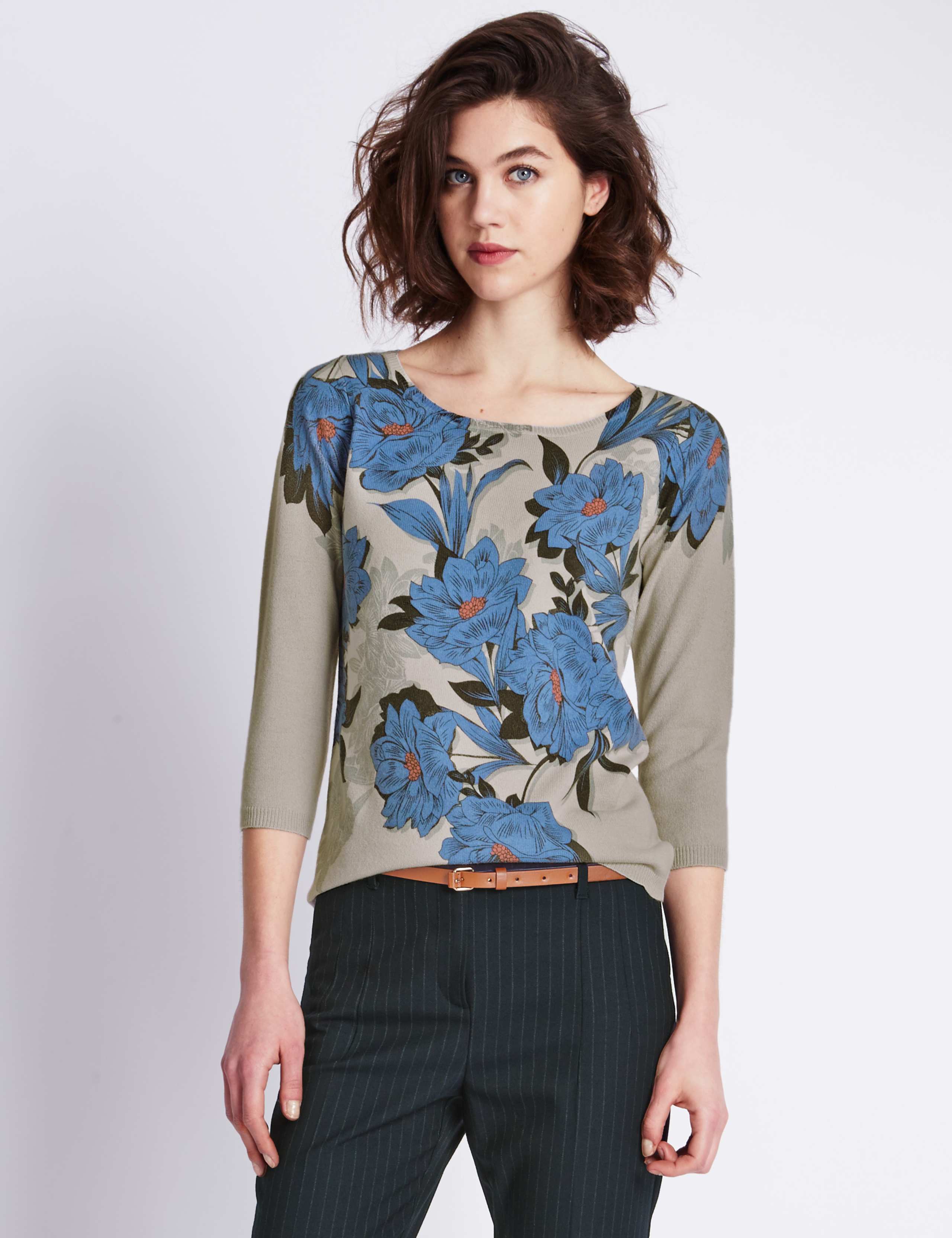 Soft Floral Jumper 1 of 2