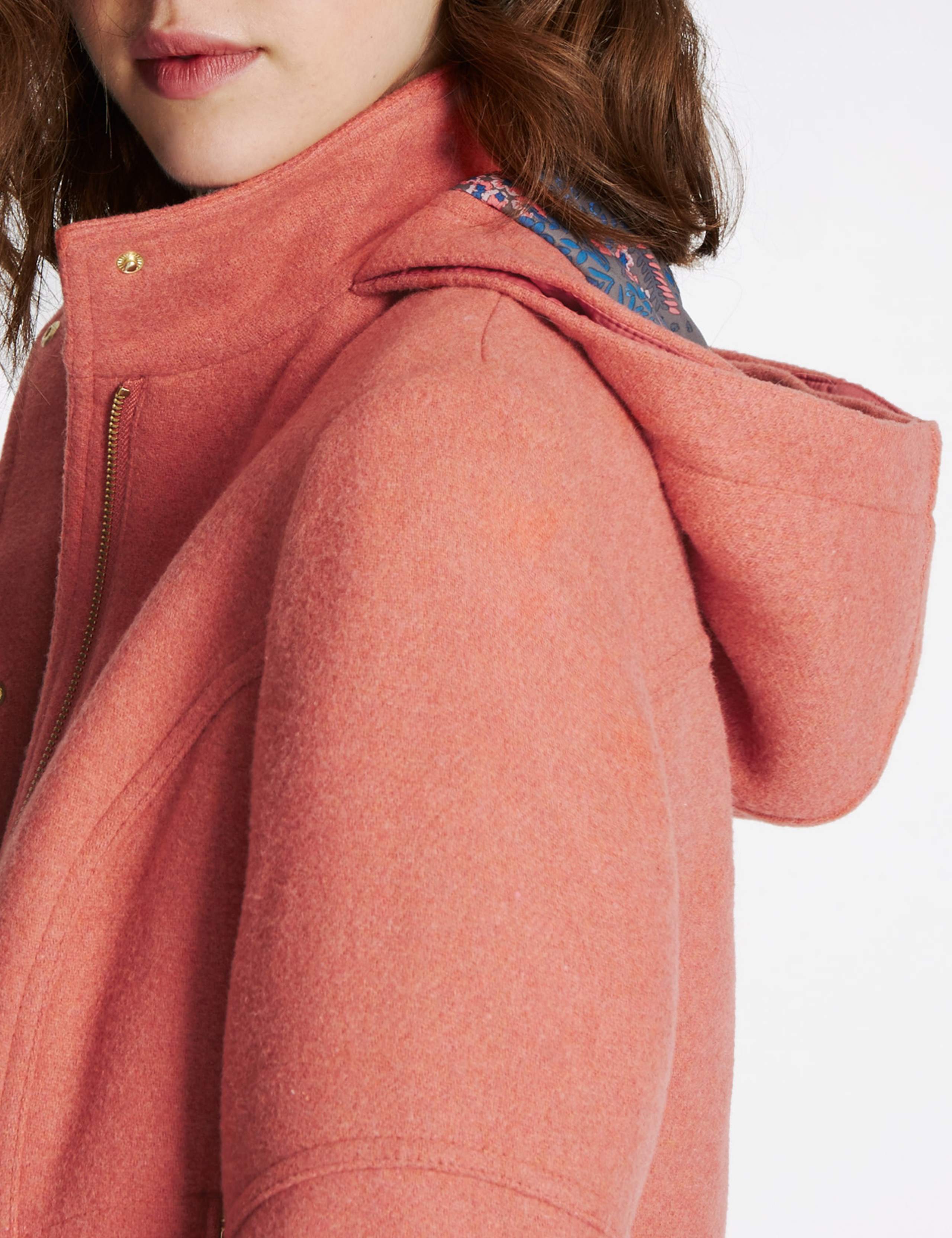 Hooded Duffle Coat with Wool 4 of 5