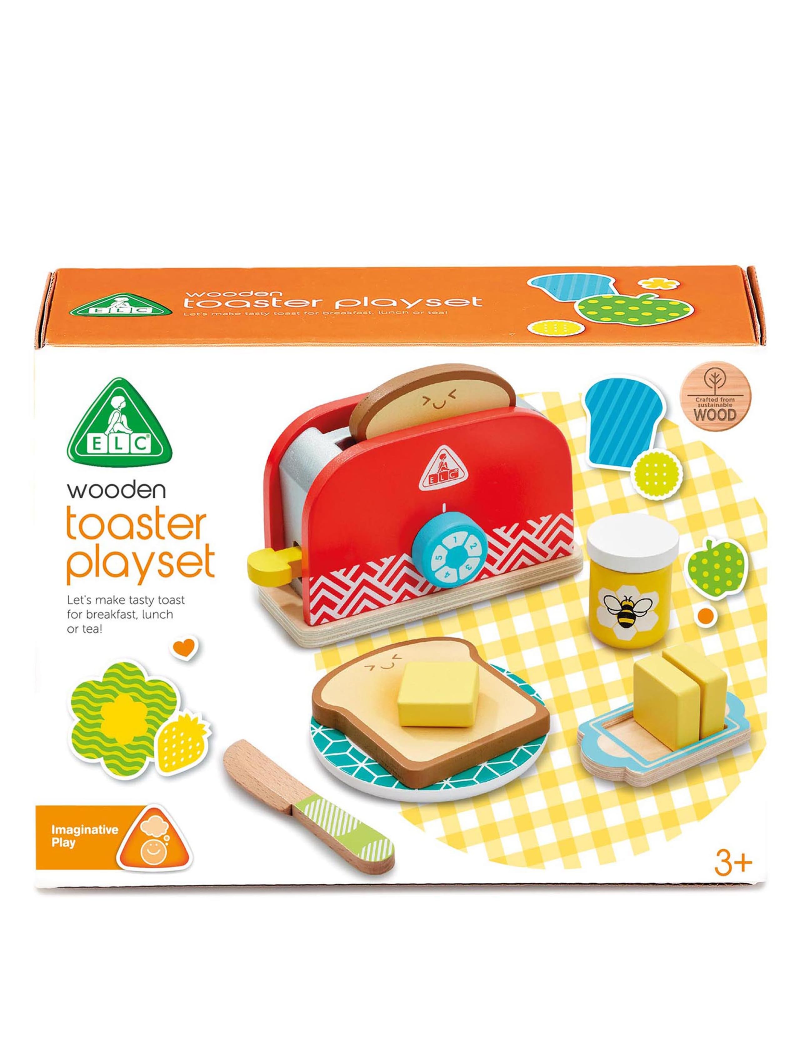 Wooden Toaster Playset (3+ Yrs) | Early Learning Centre | M&S