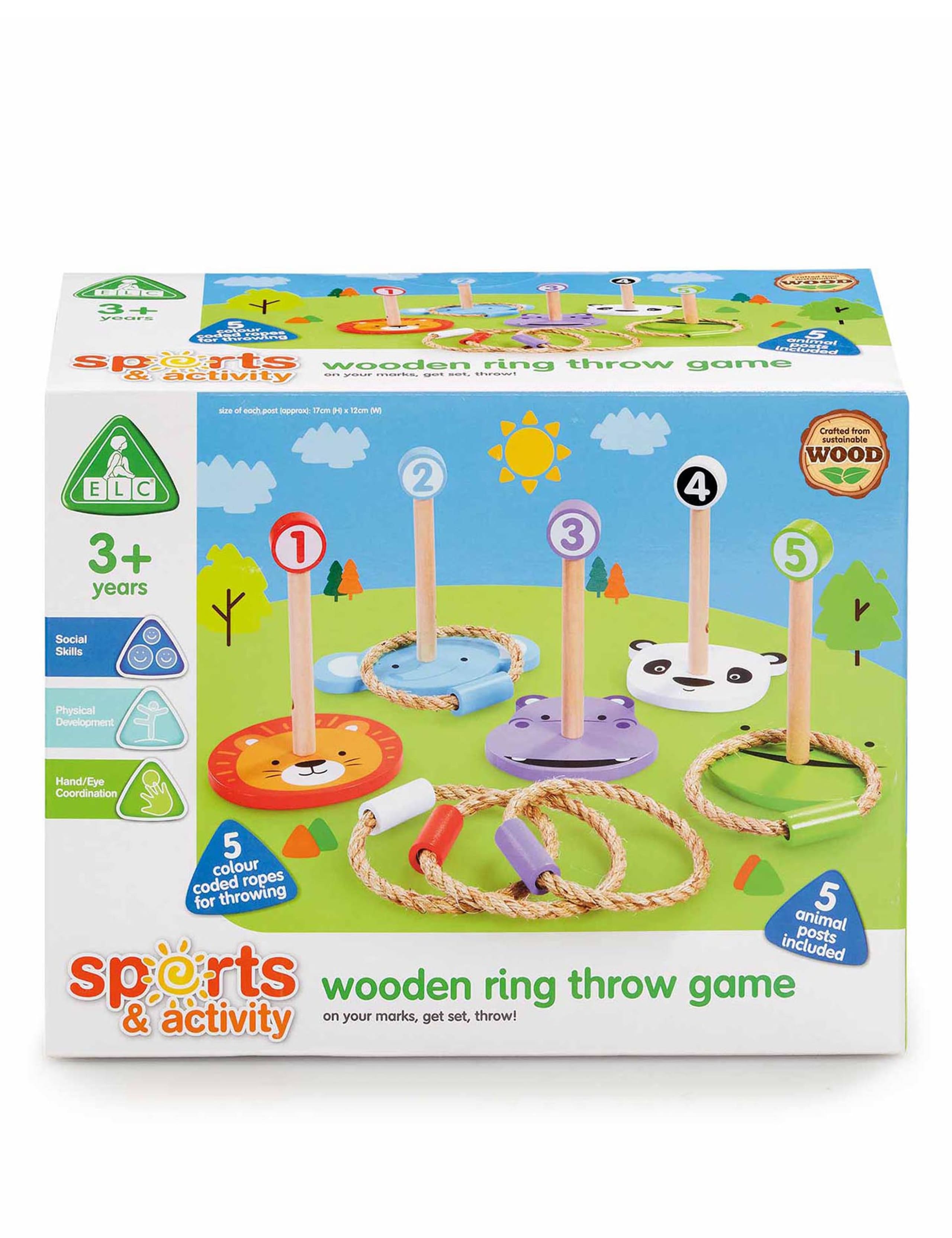 Wooden Ring Throw Set (3+ Yrs) 2 of 3