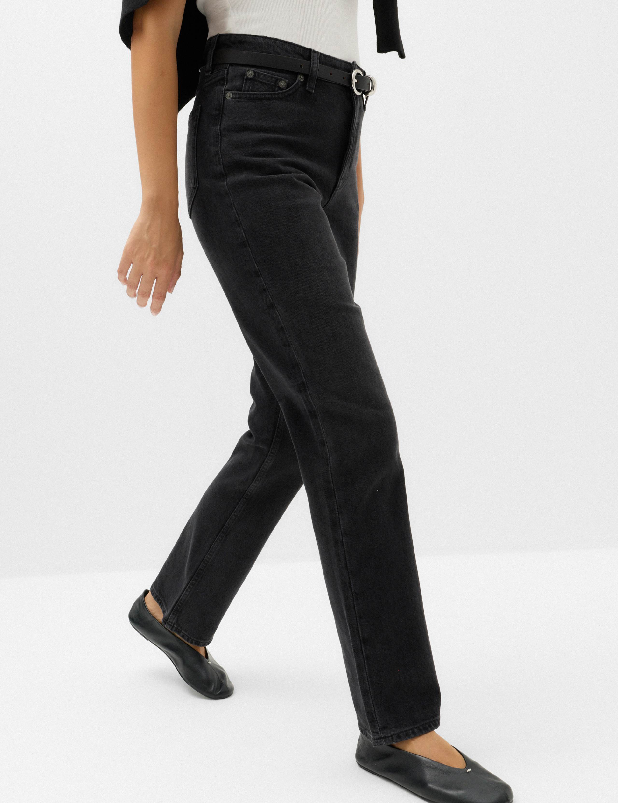 Mid Rise Straight Leg Jeans 3 of 6