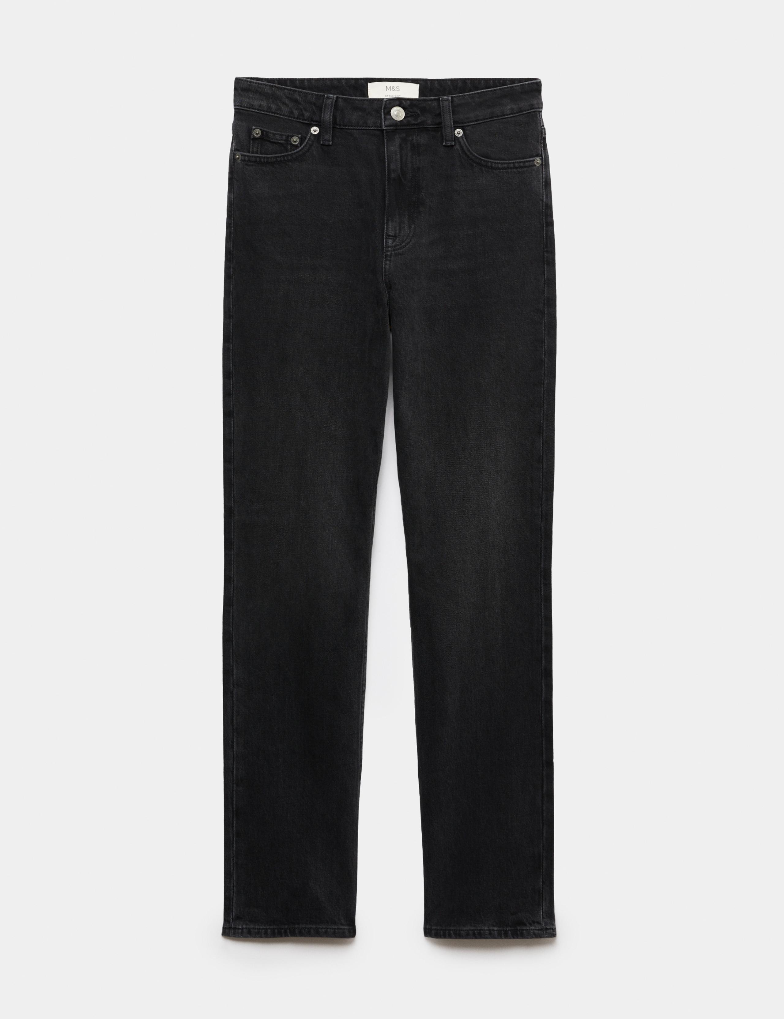 Mid Rise Straight Leg Jeans 2 of 6