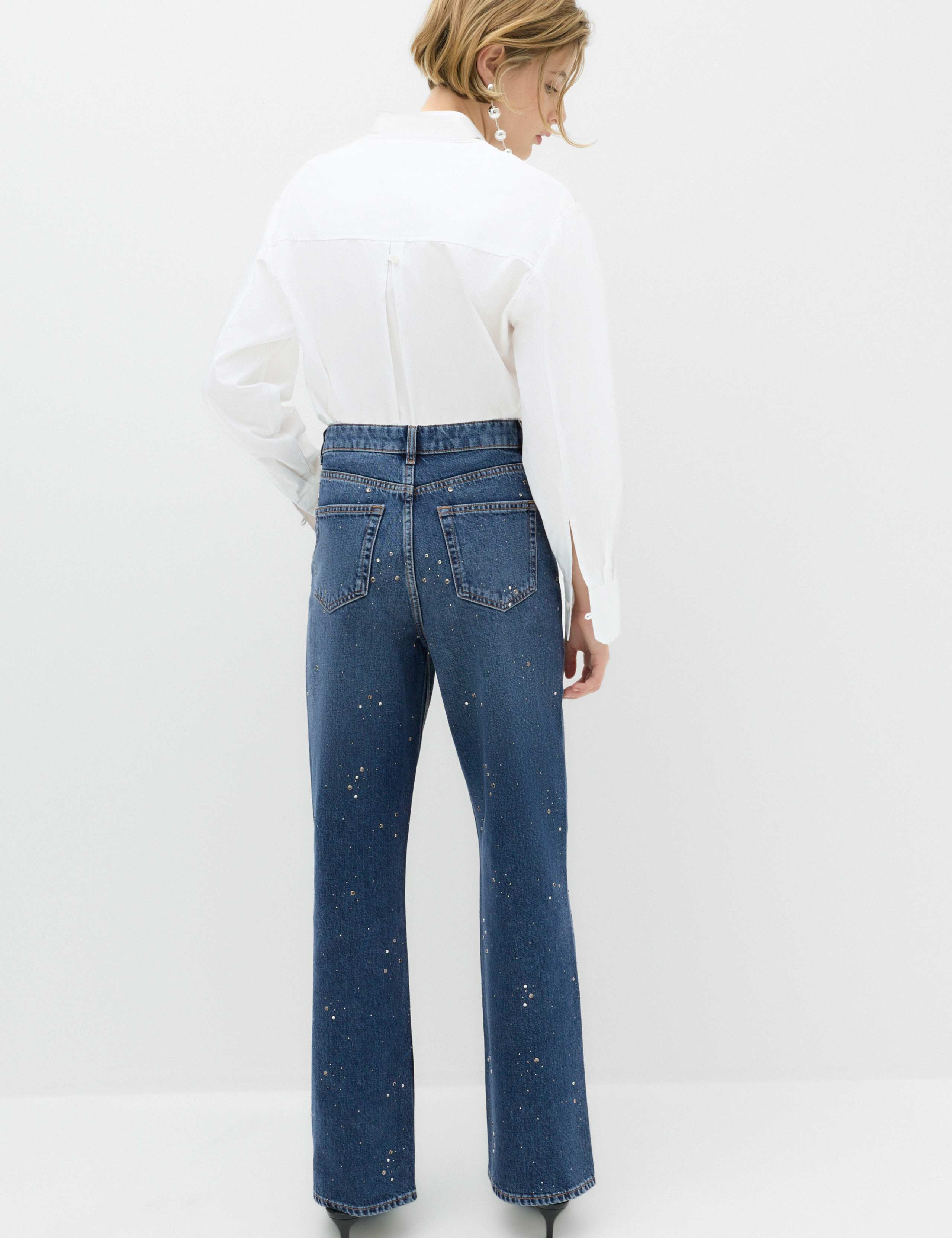 Embellished Straight Leg Jeans 5 of 5