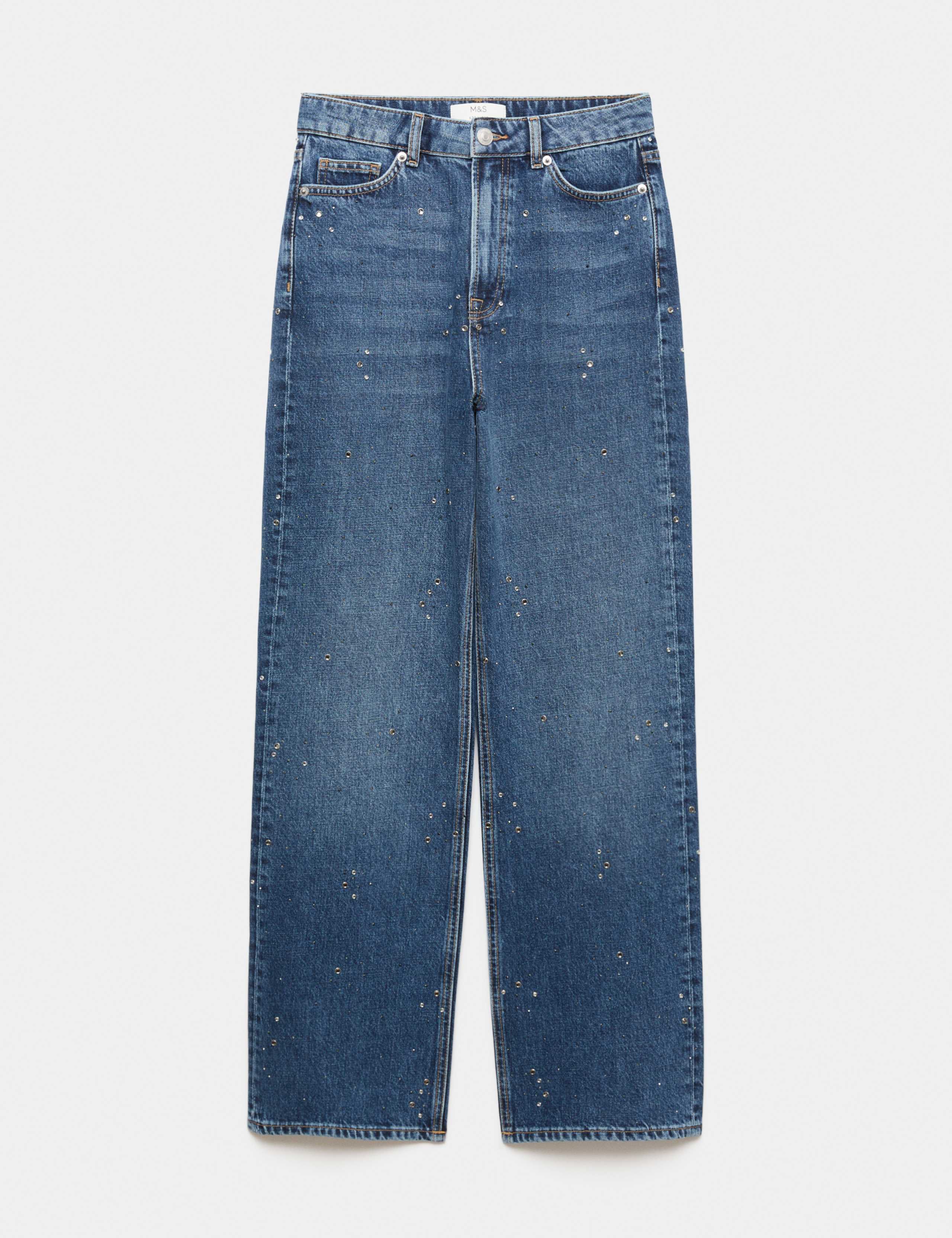 Embellished Straight Leg Jeans 2 of 5