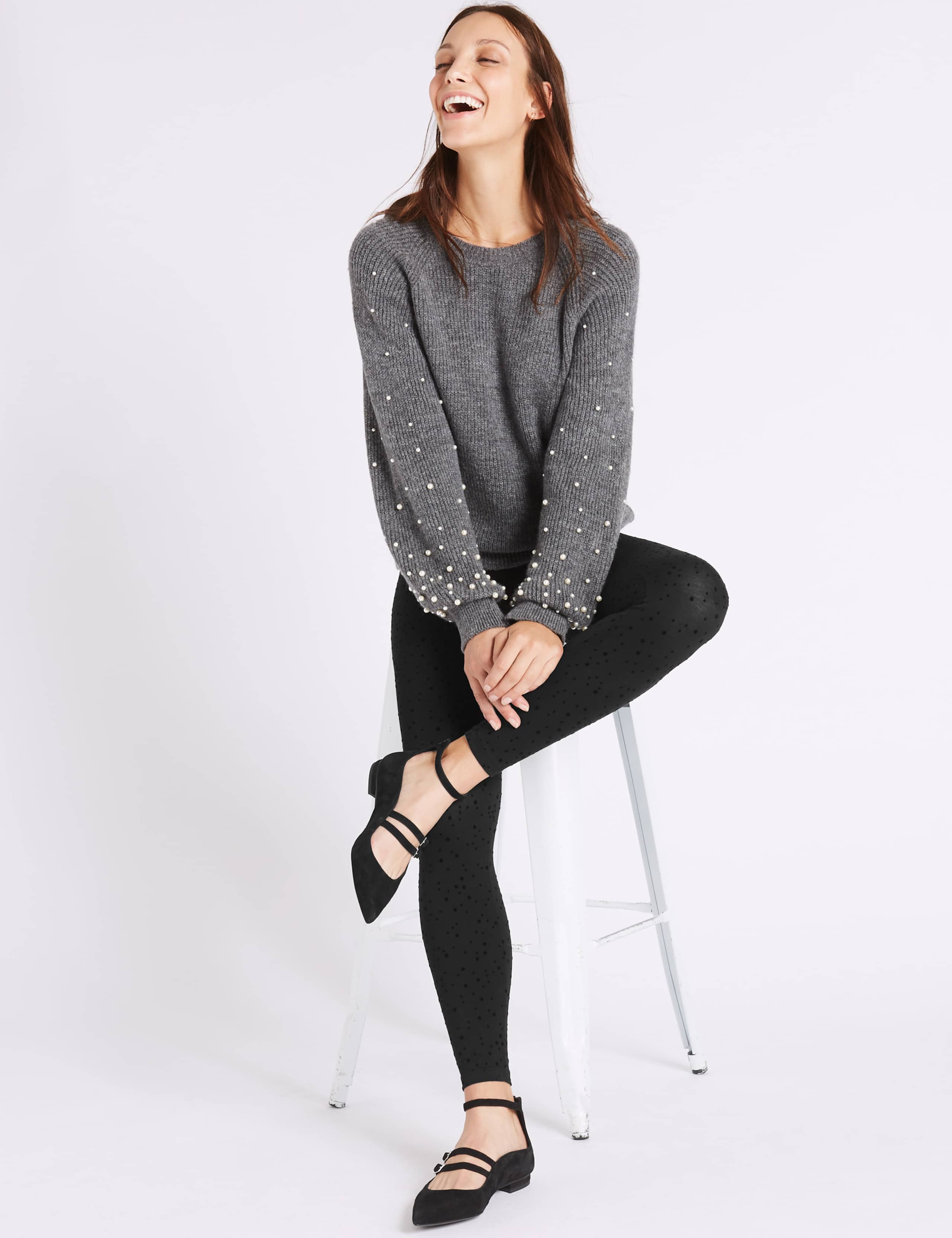 Cotton Rich Spotted Leggings 3 of 6