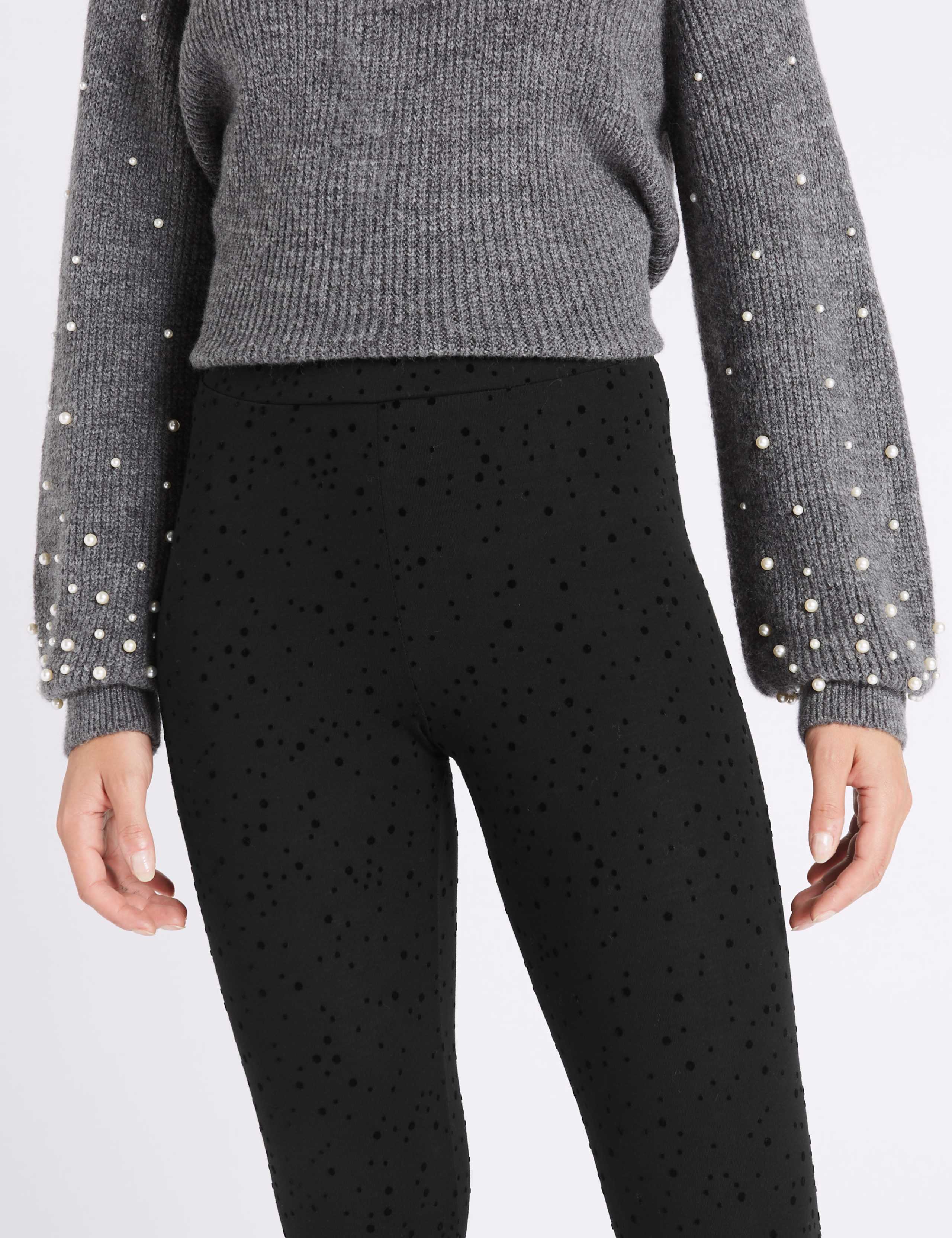 Cotton Rich Spotted Leggings 5 of 6