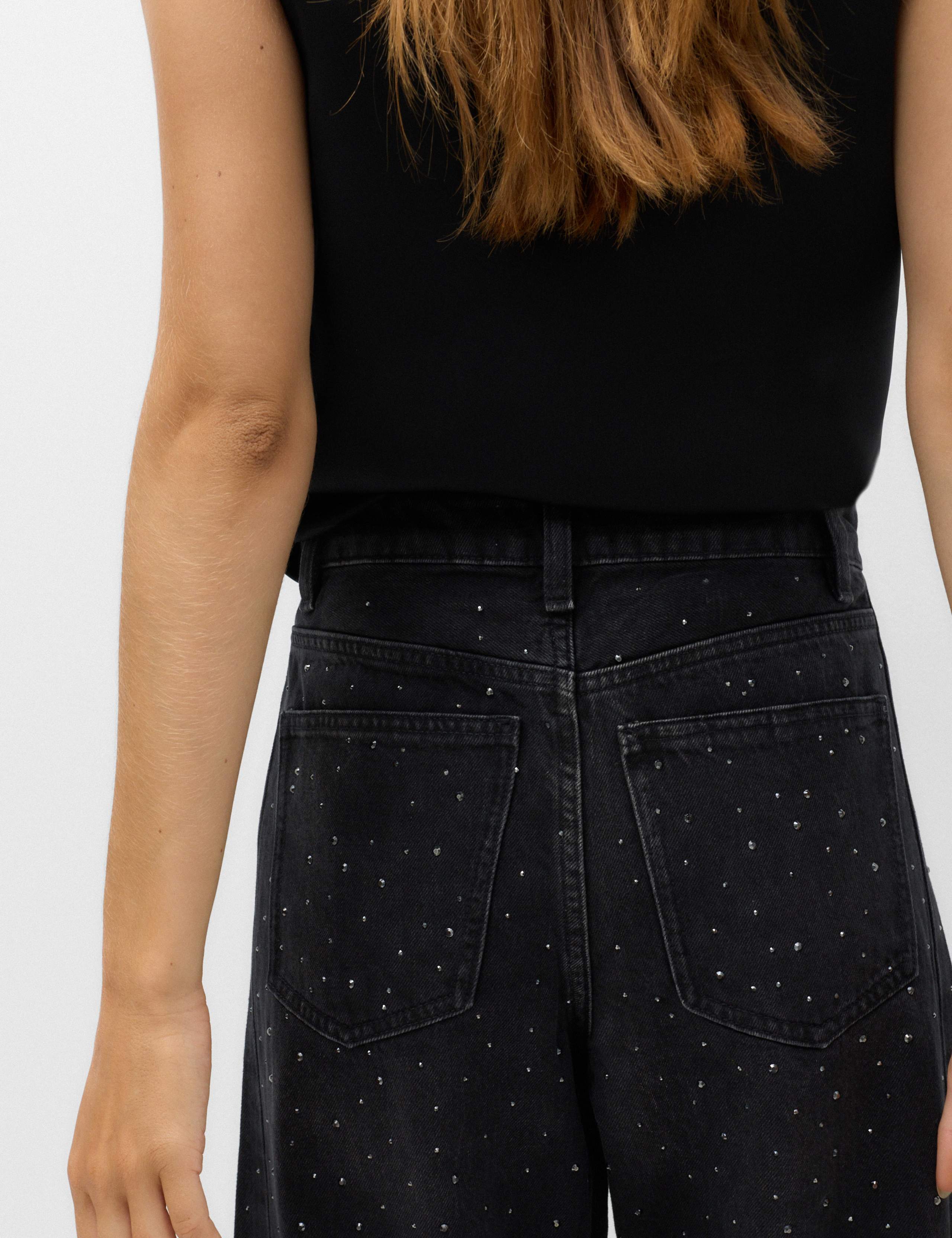 Mid Rise Embellished Barrel Jeans 6 of 7