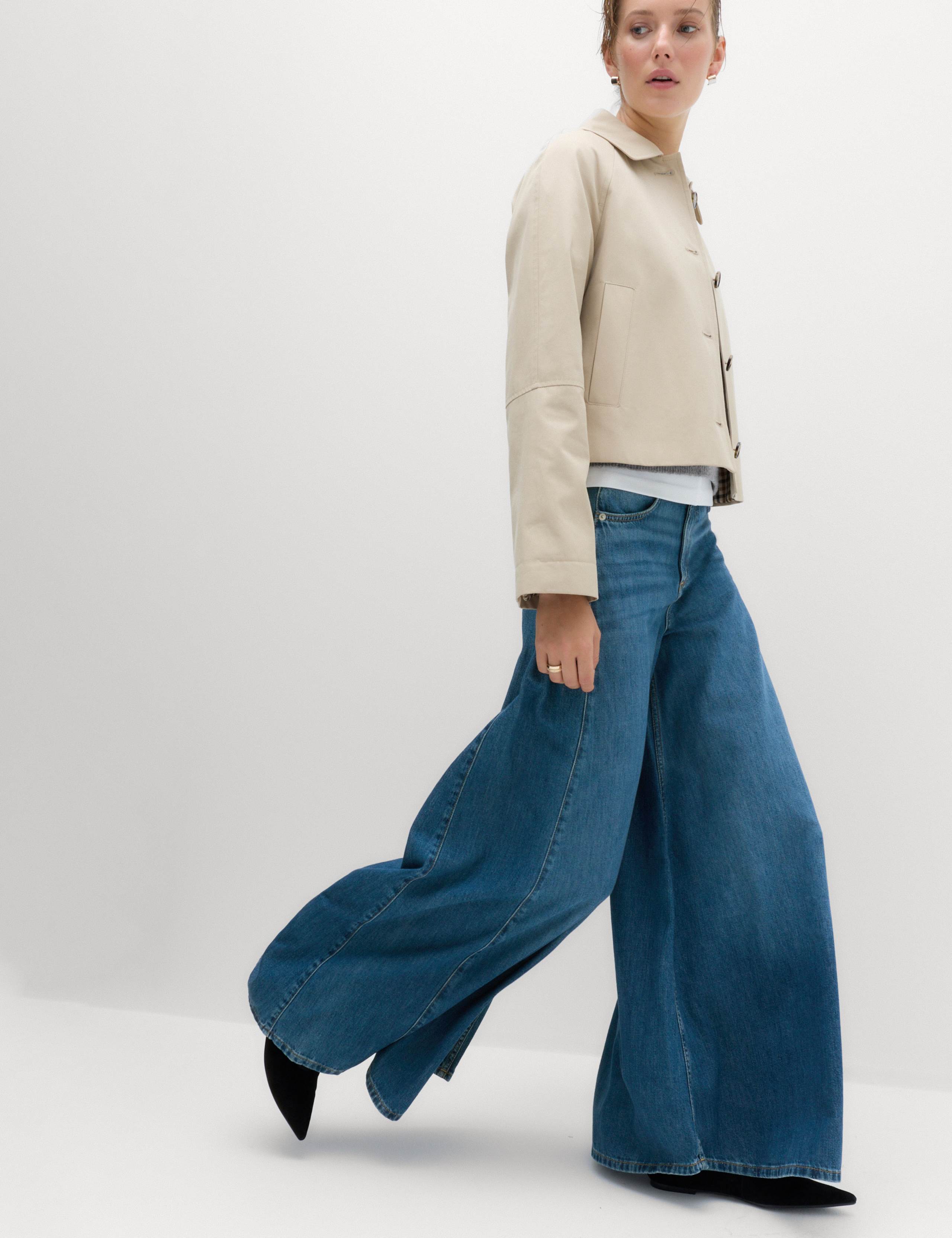 Vintage Look High Waisted Baggy Wide Leg Jeans 5 of 6