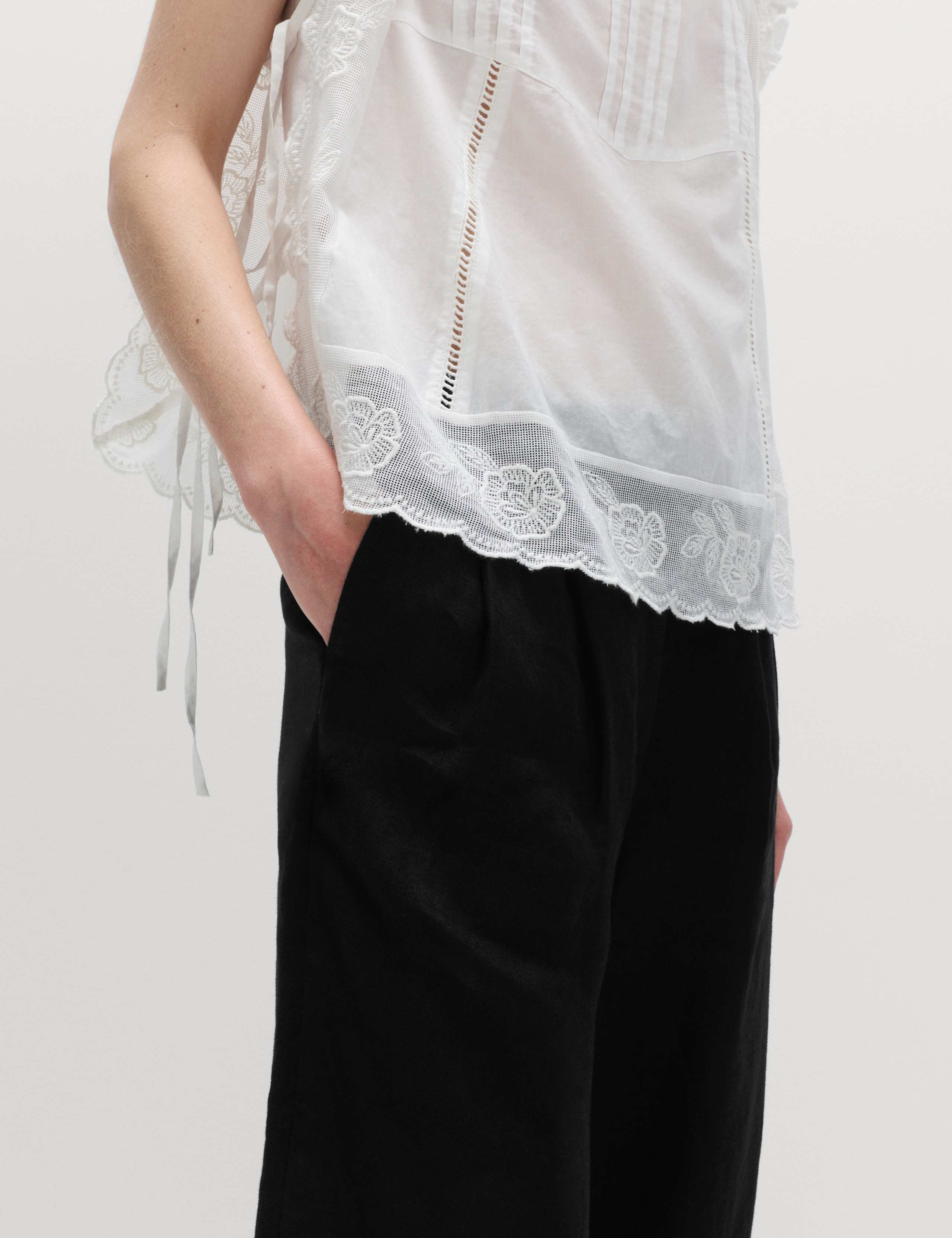 Pure Linen Balloon Trousers 4 of 6