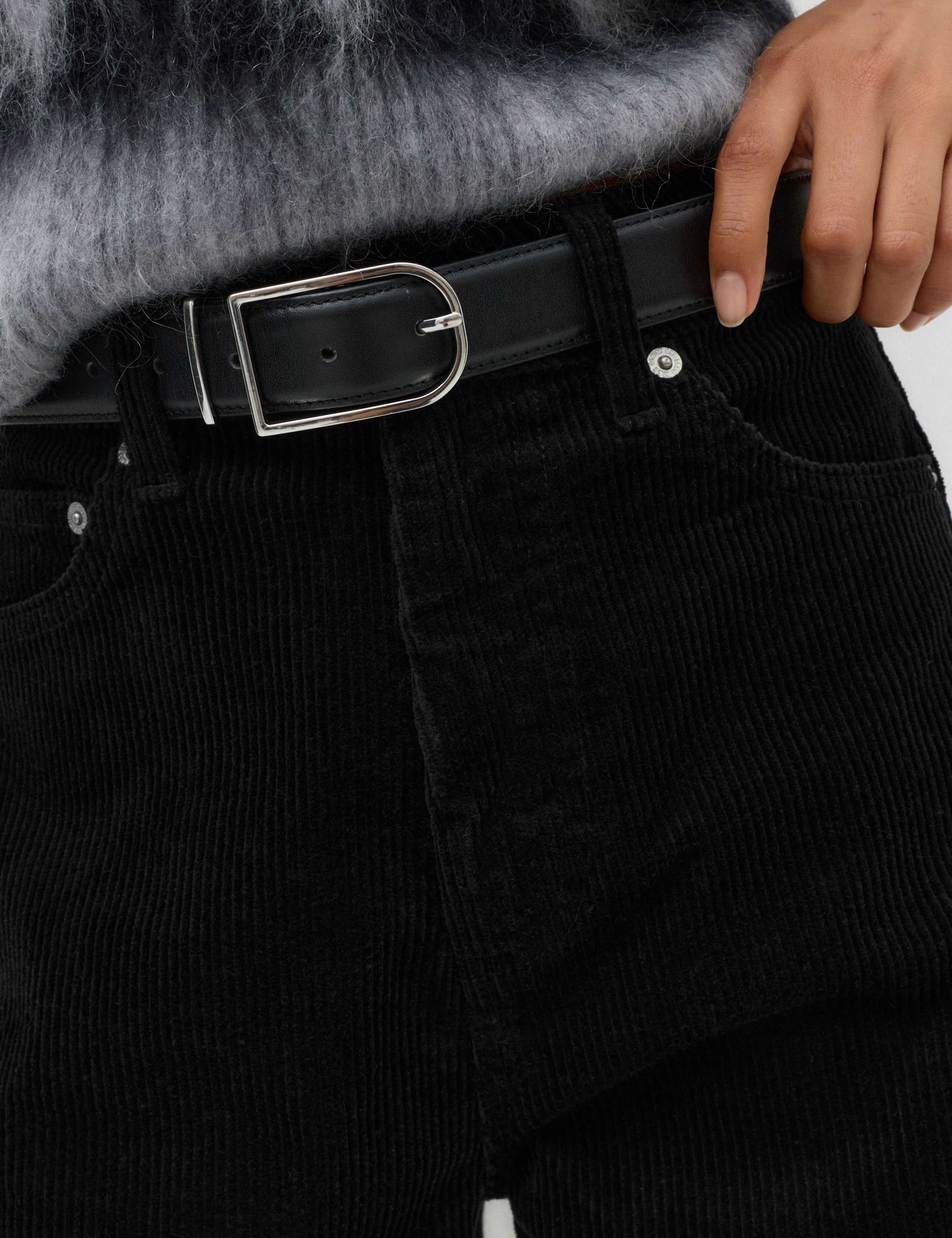Corduroy Barrel Leg Trousers 3 of 7