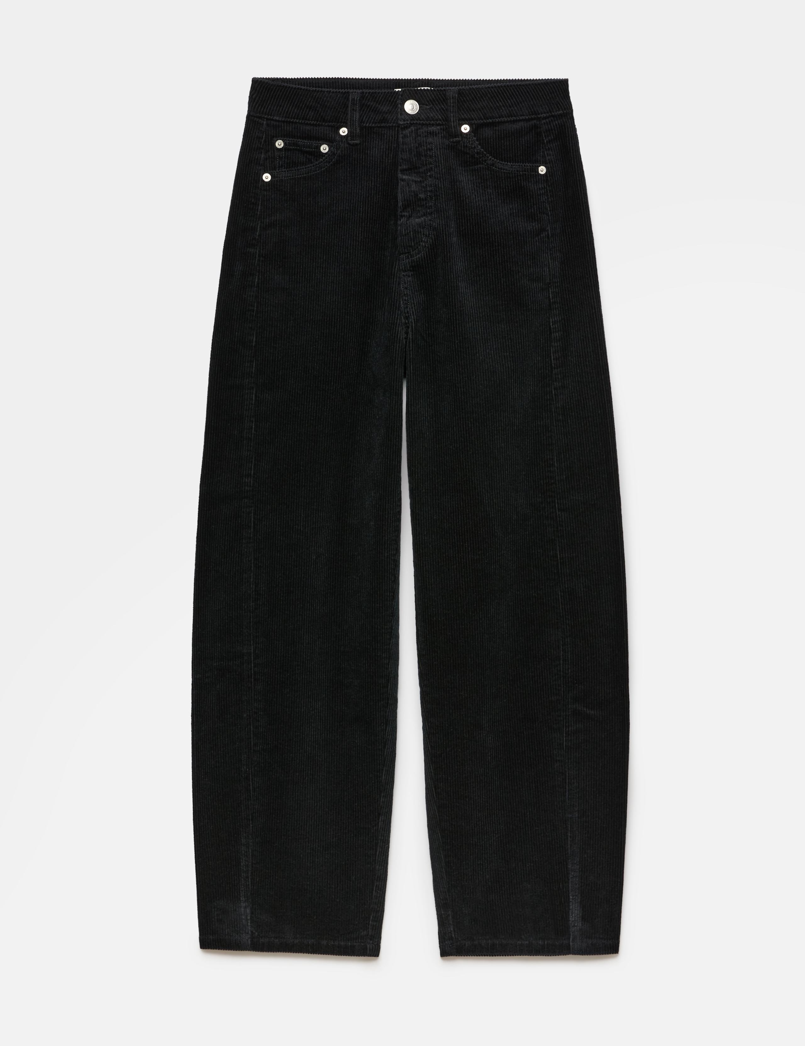 Corduroy Barrel Leg Trousers 2 of 7