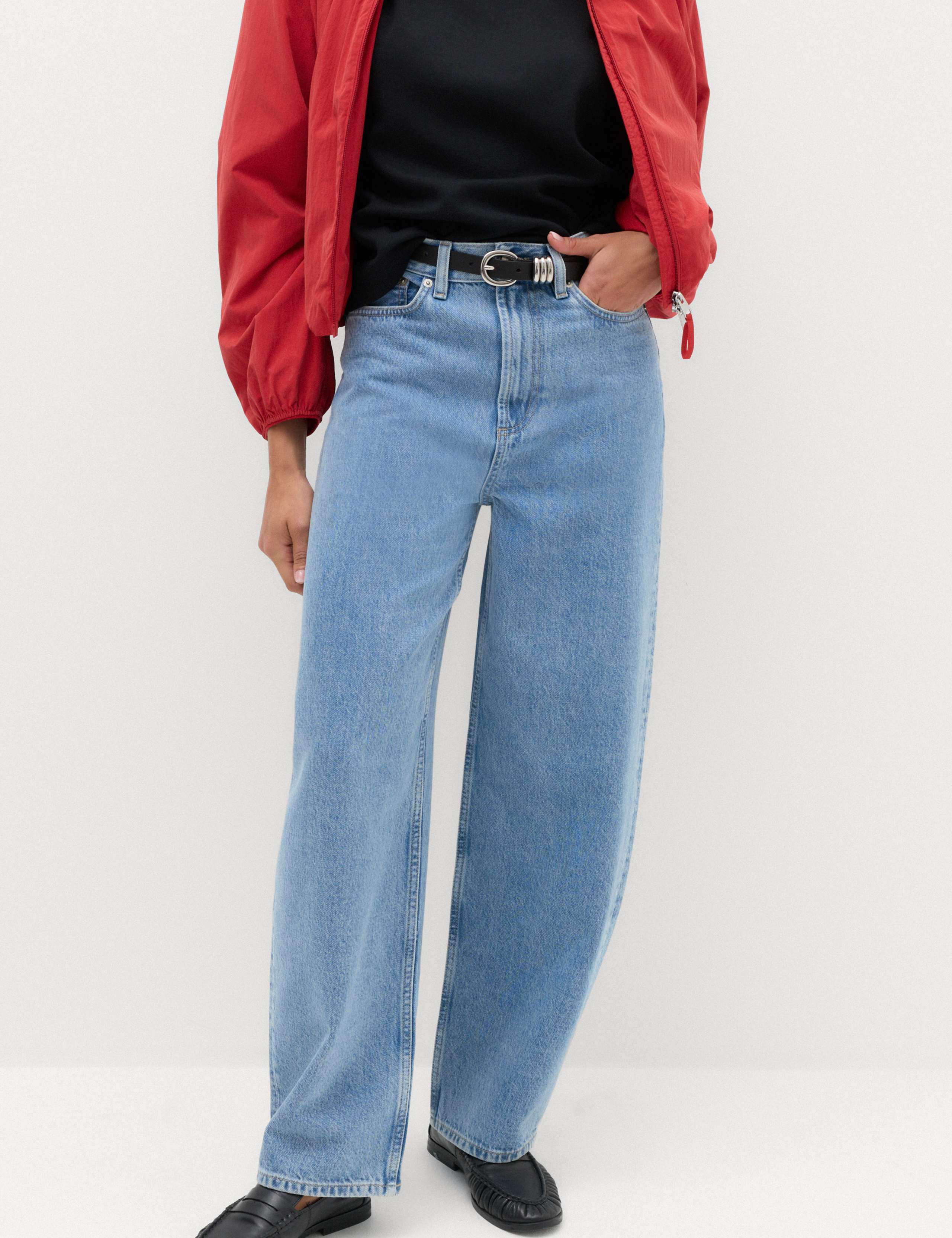 High Waisted Balloon Leg Jeans 3 of 7