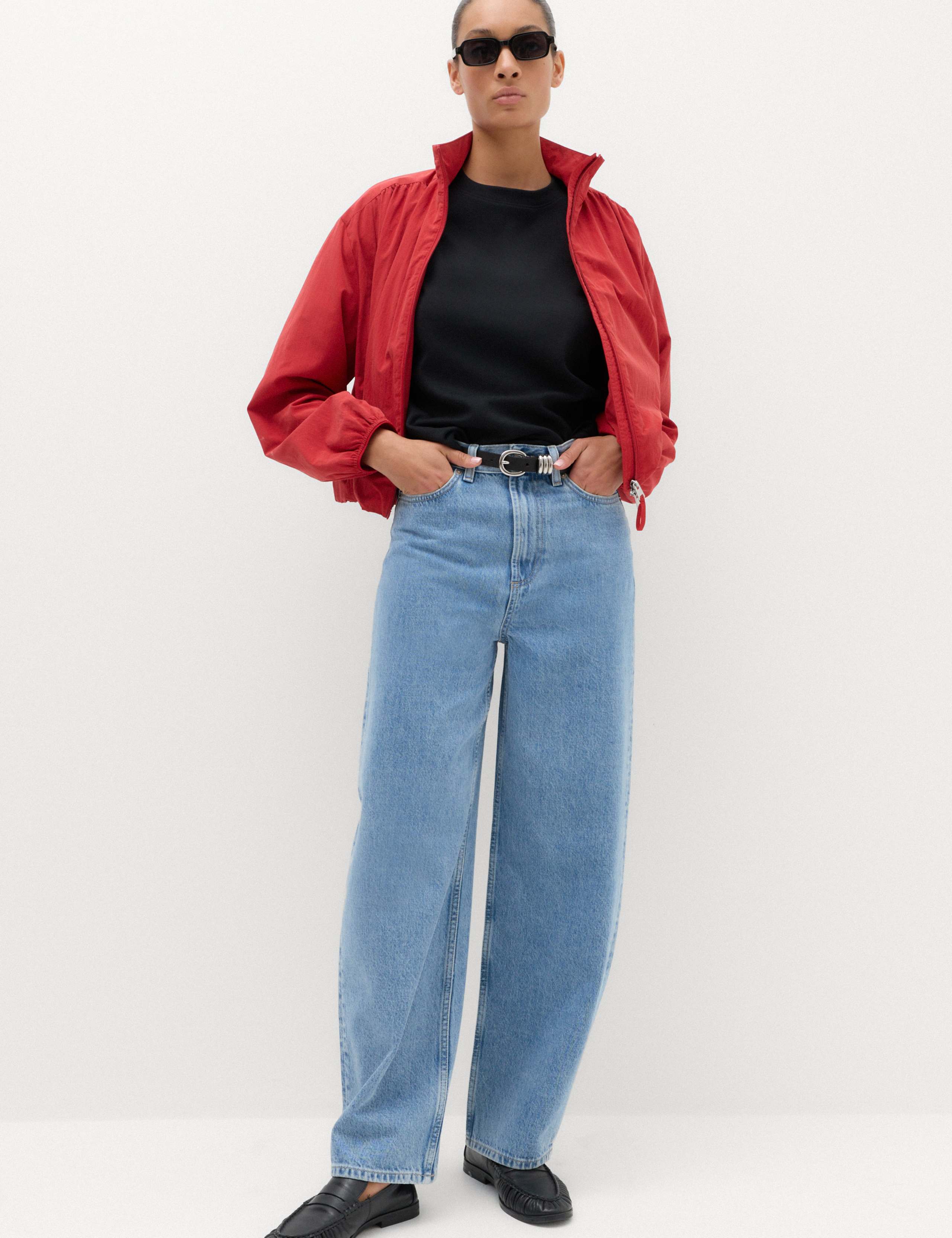 High Waisted Balloon Leg Jeans 4 of 7