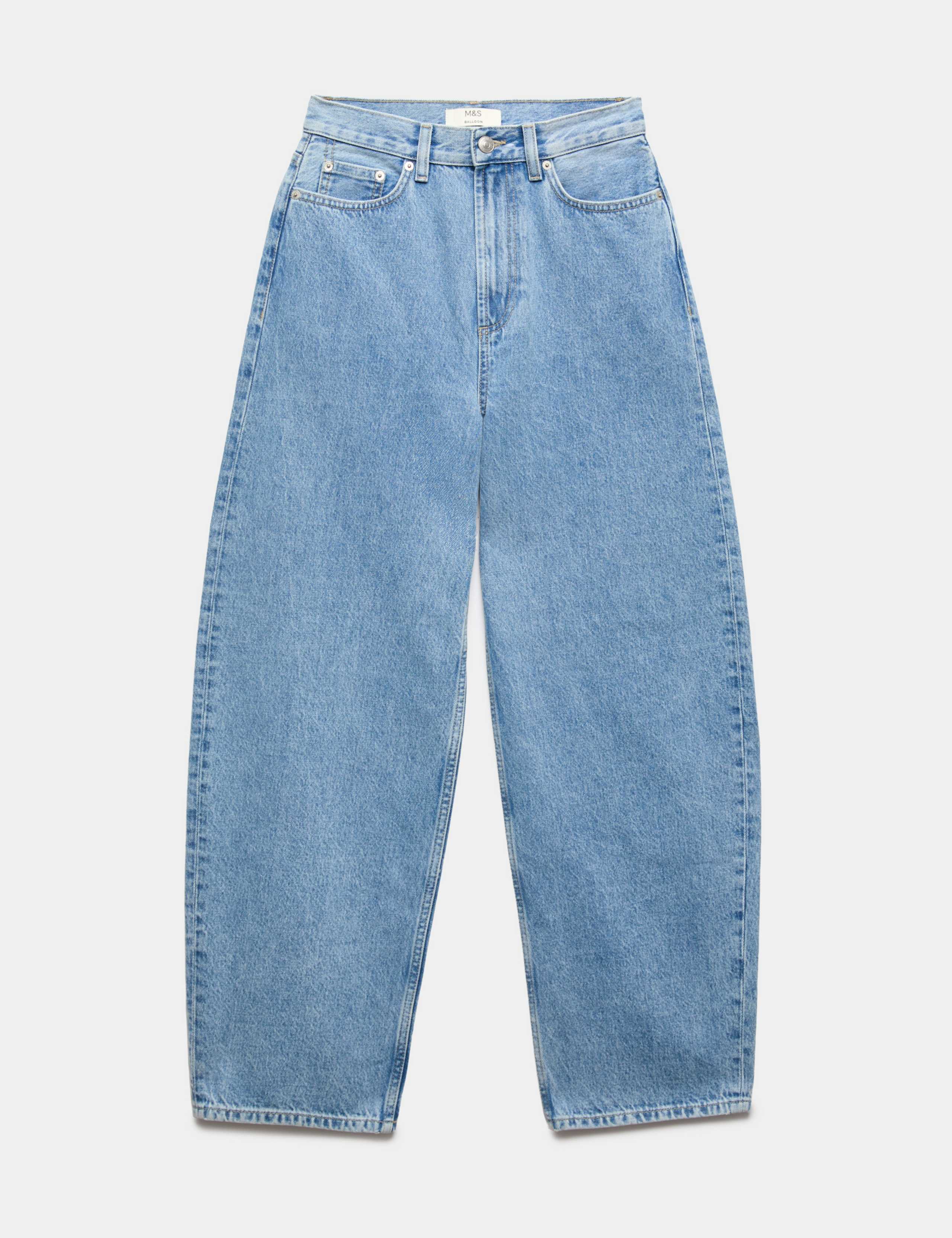 High Waisted Balloon Leg Jeans 2 of 7