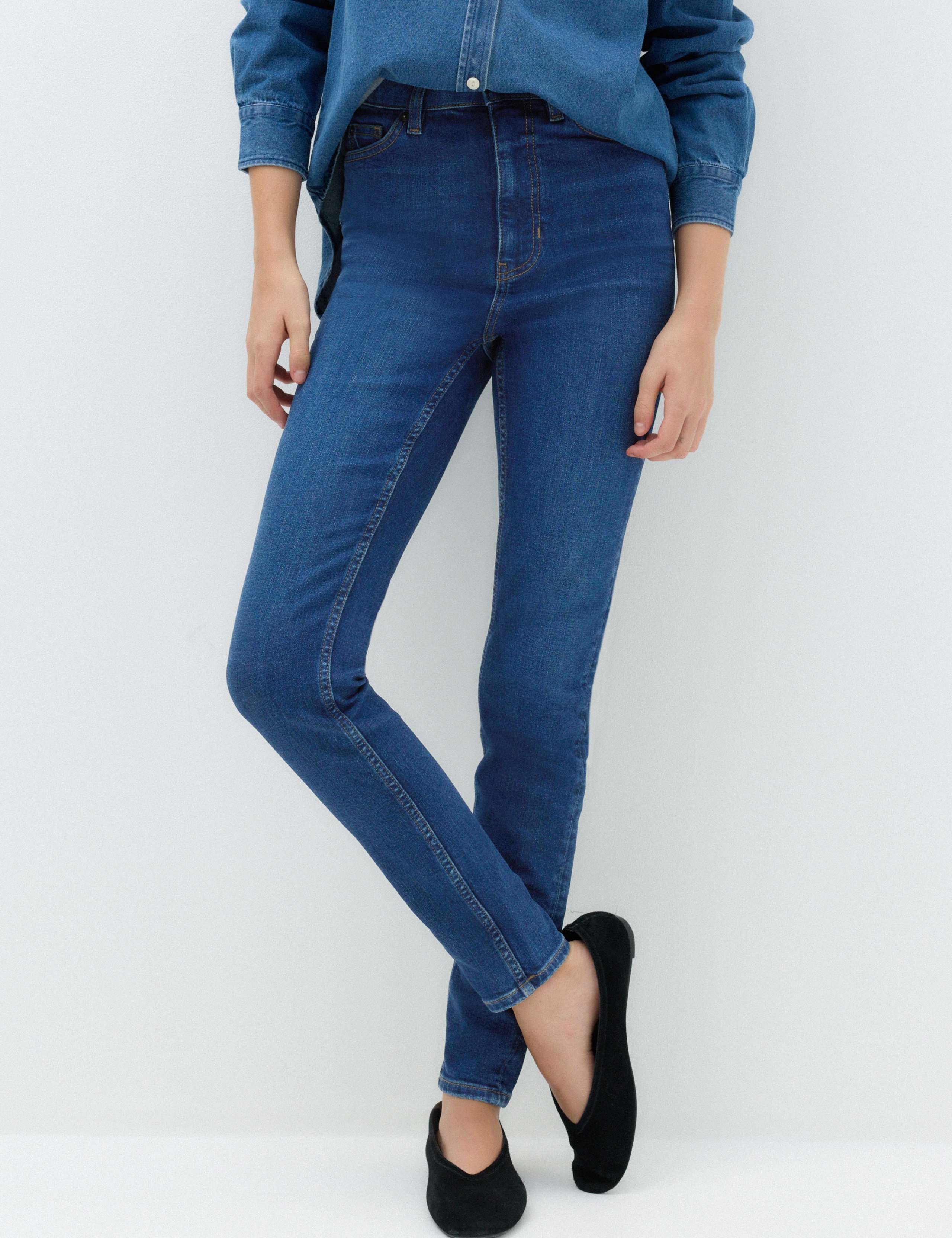 Ivy Mid Rise Skinny Ankle Grazer Jeans 3 of 7