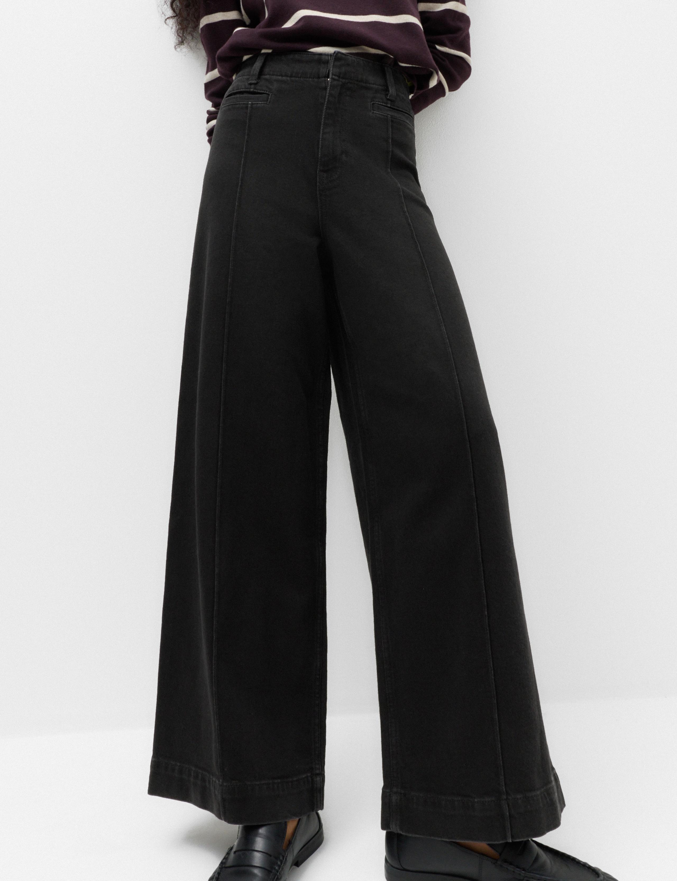 High Waisted Pintuck Ankle Grazer Jeans 5 of 6