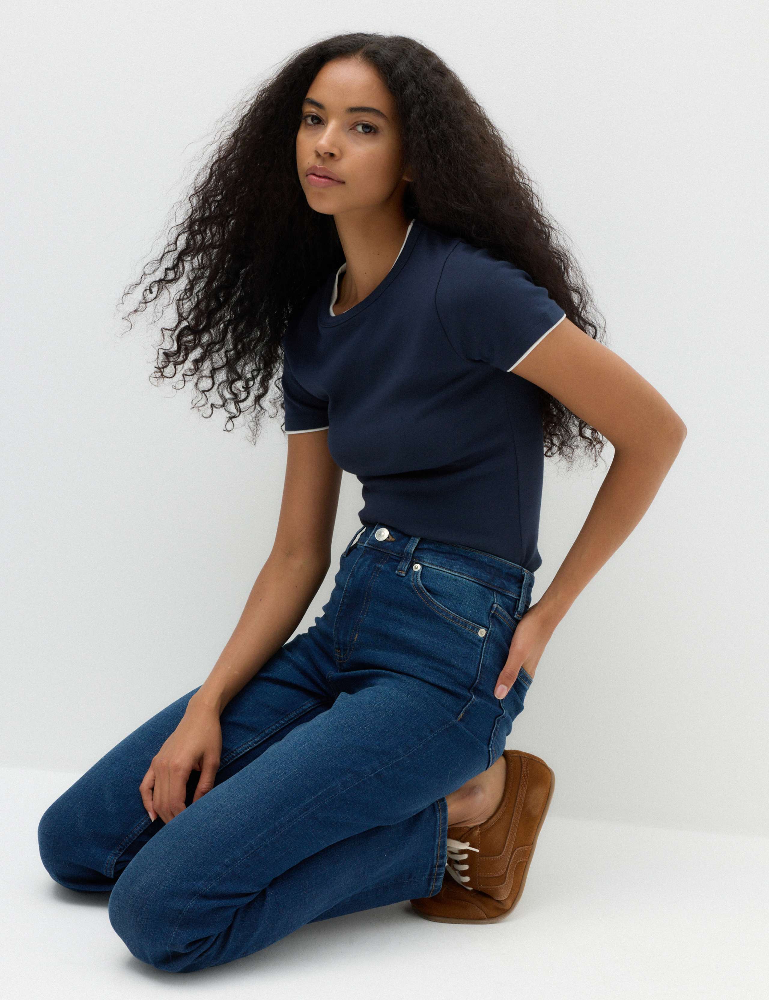Sienna Mid Rise Straight Leg Jeans 6 of 6