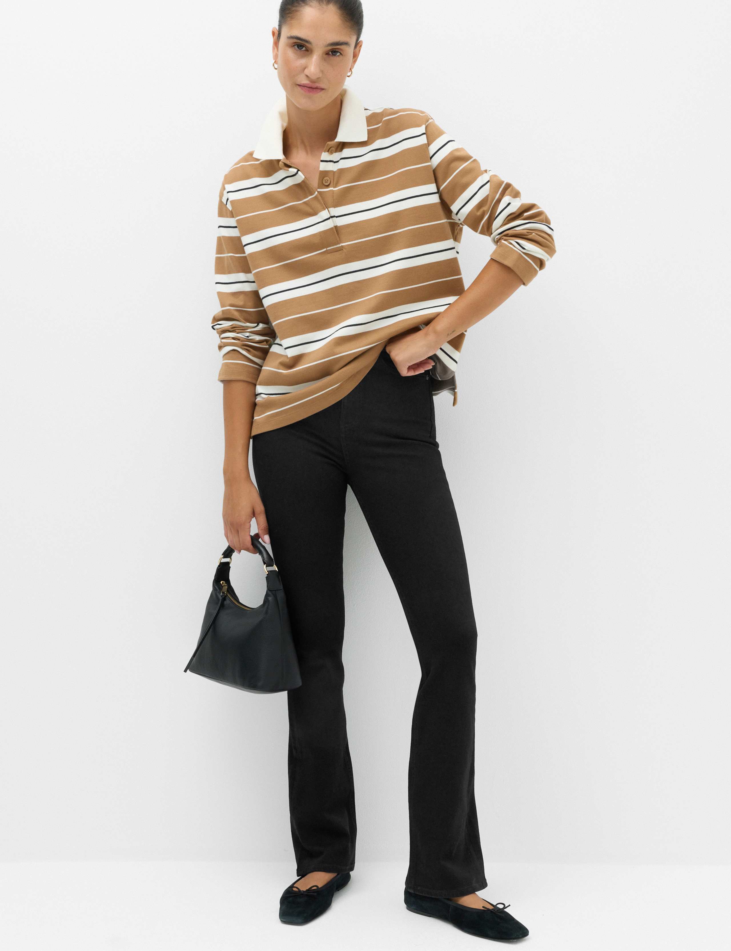 Magic Shaping High Waisted Slim Flare Jeans 1 of 5