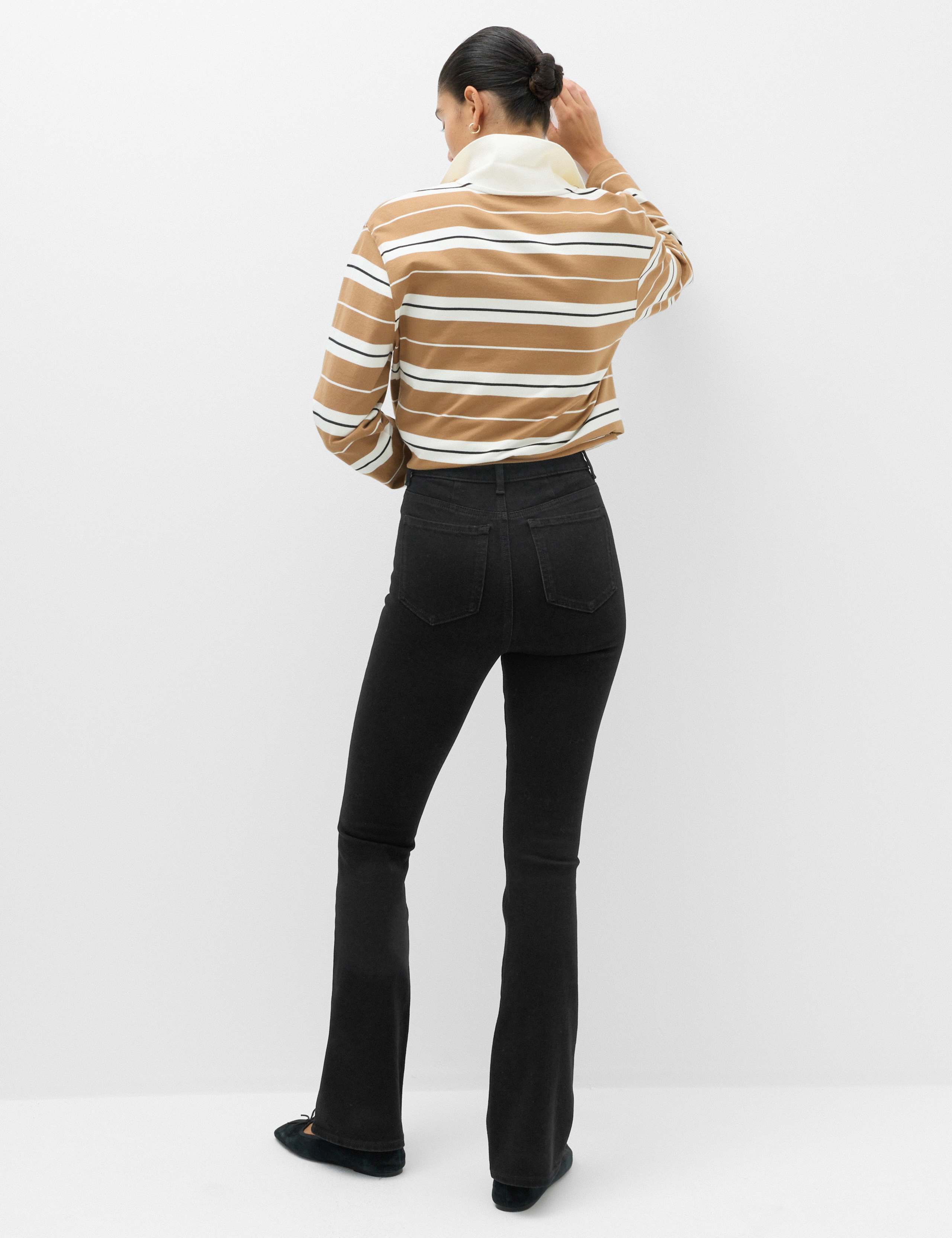 Magic Shaping High Waisted Slim Flare Jeans 4 of 5