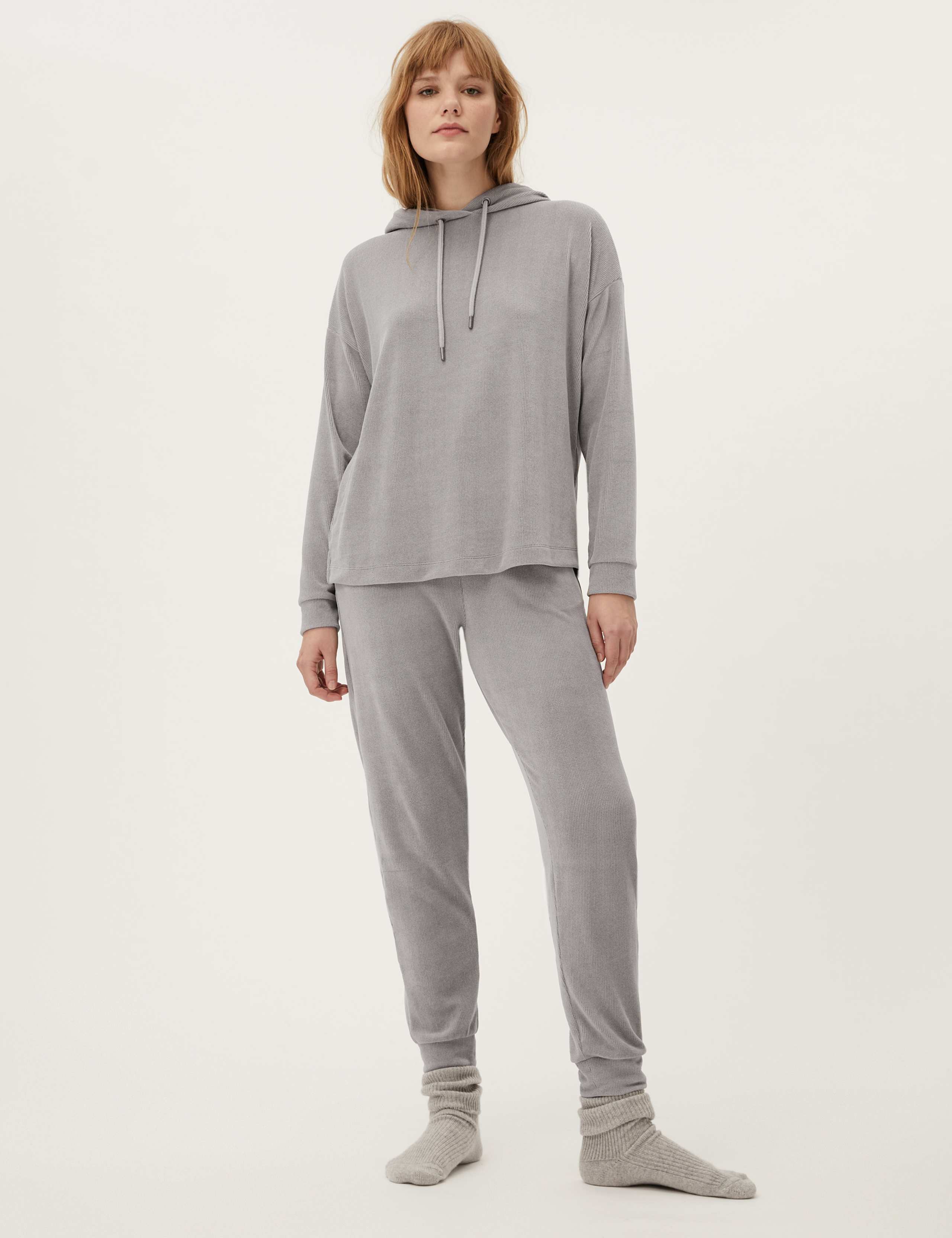 Velour Cuffed Joggers 1 of 5