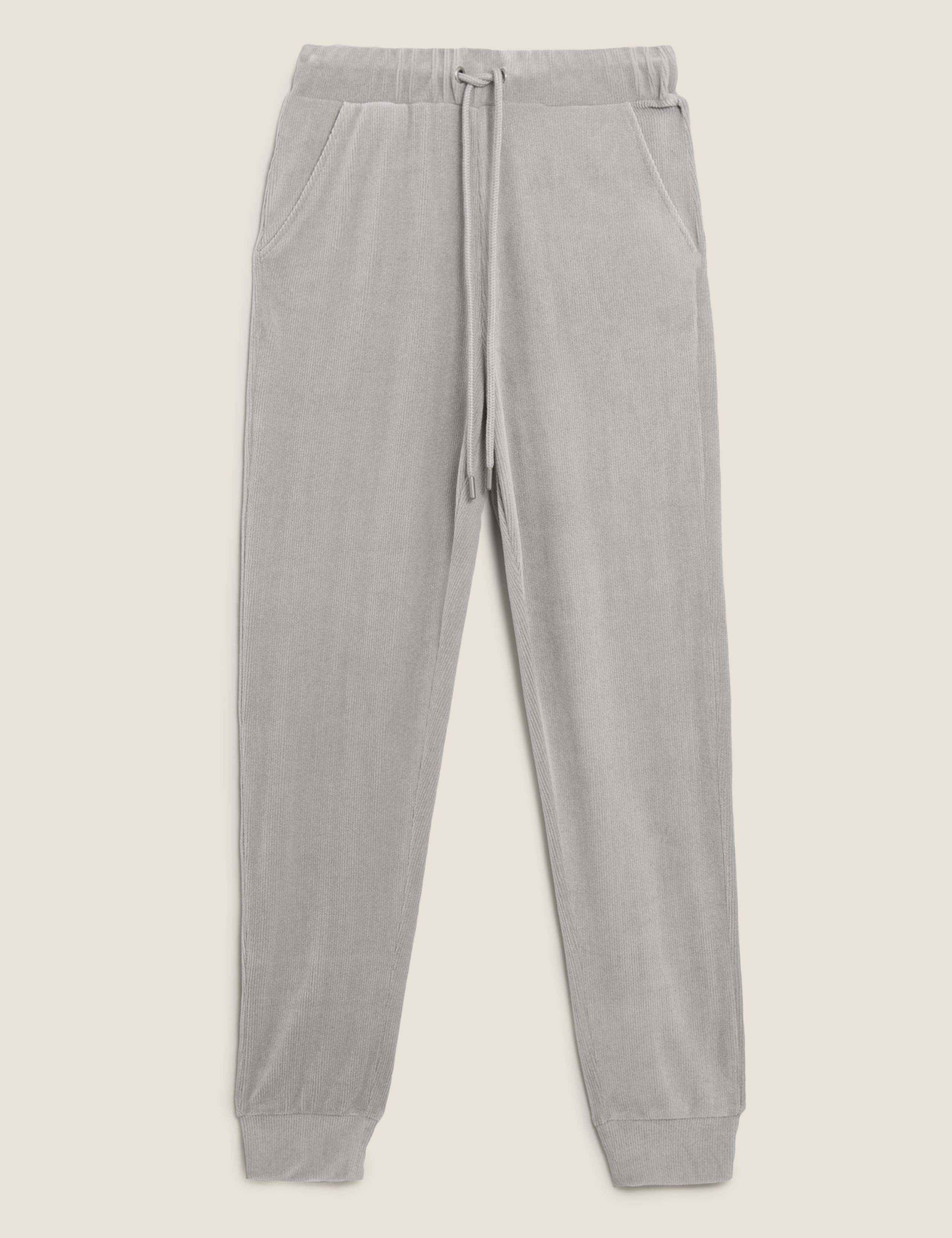 Velour Cuffed Joggers 2 of 5