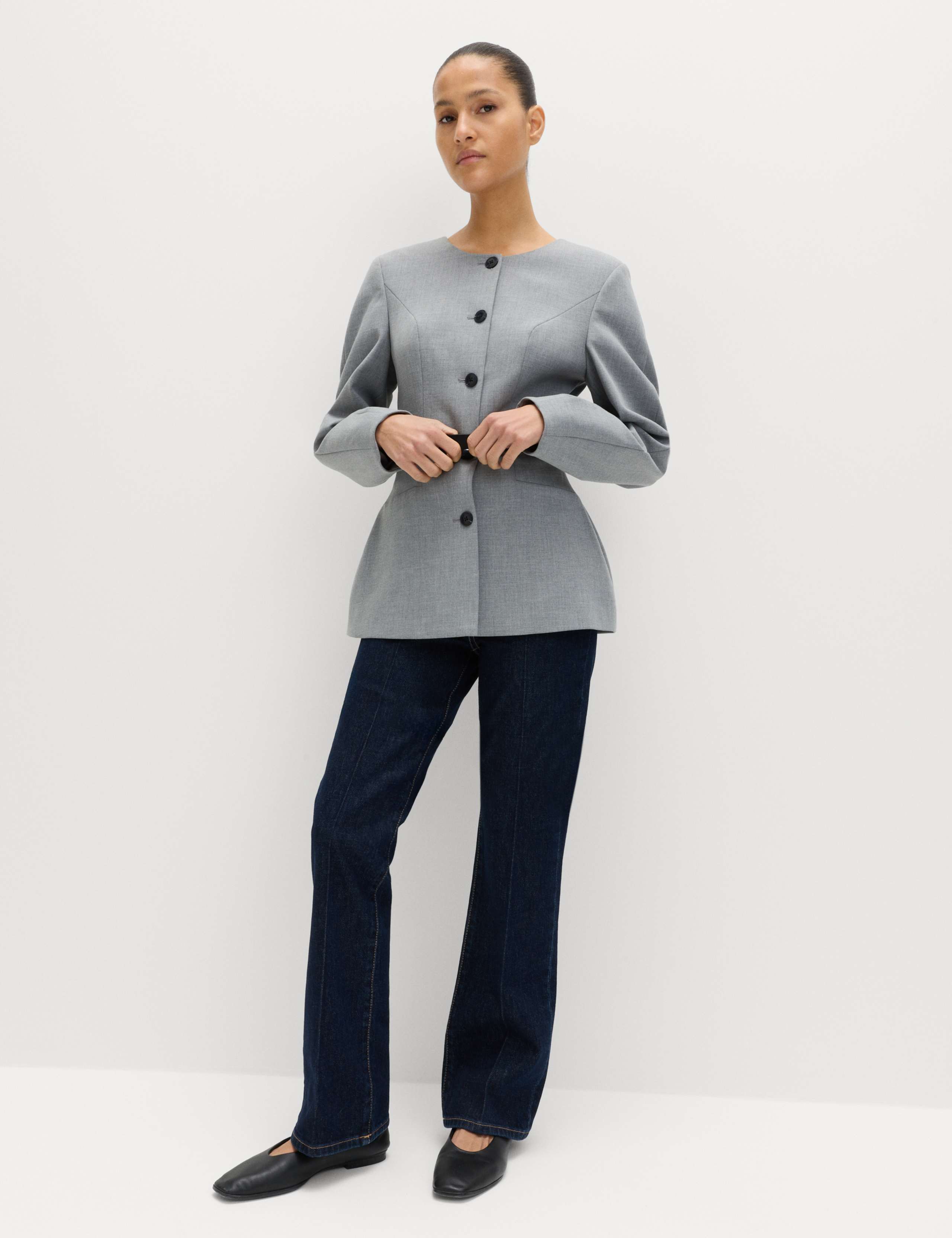 High Waisted Flared Jeans 6 of 6