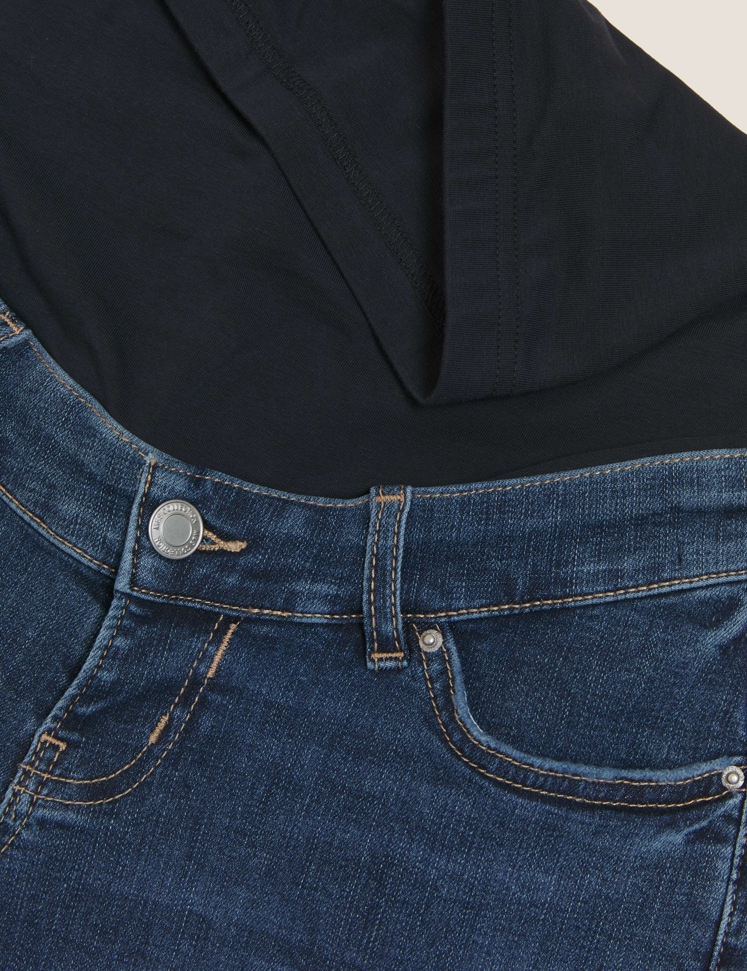 Maternity Denim Boyfriend Over Bump Shorts 5 of 5