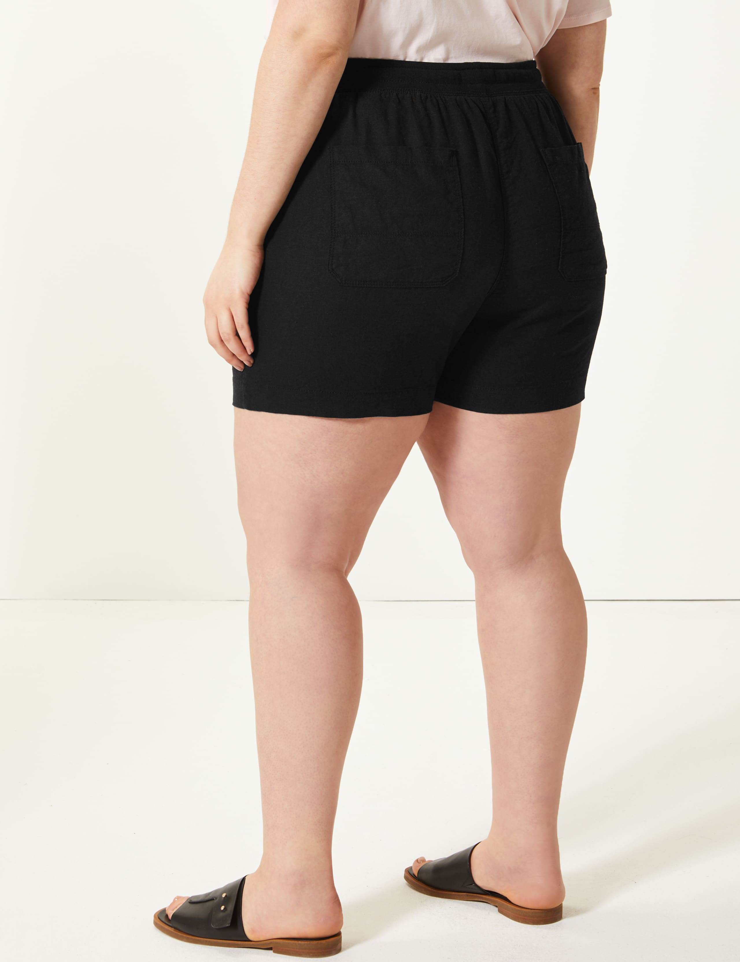CURVE Linen Rich Shorts 4 of 4