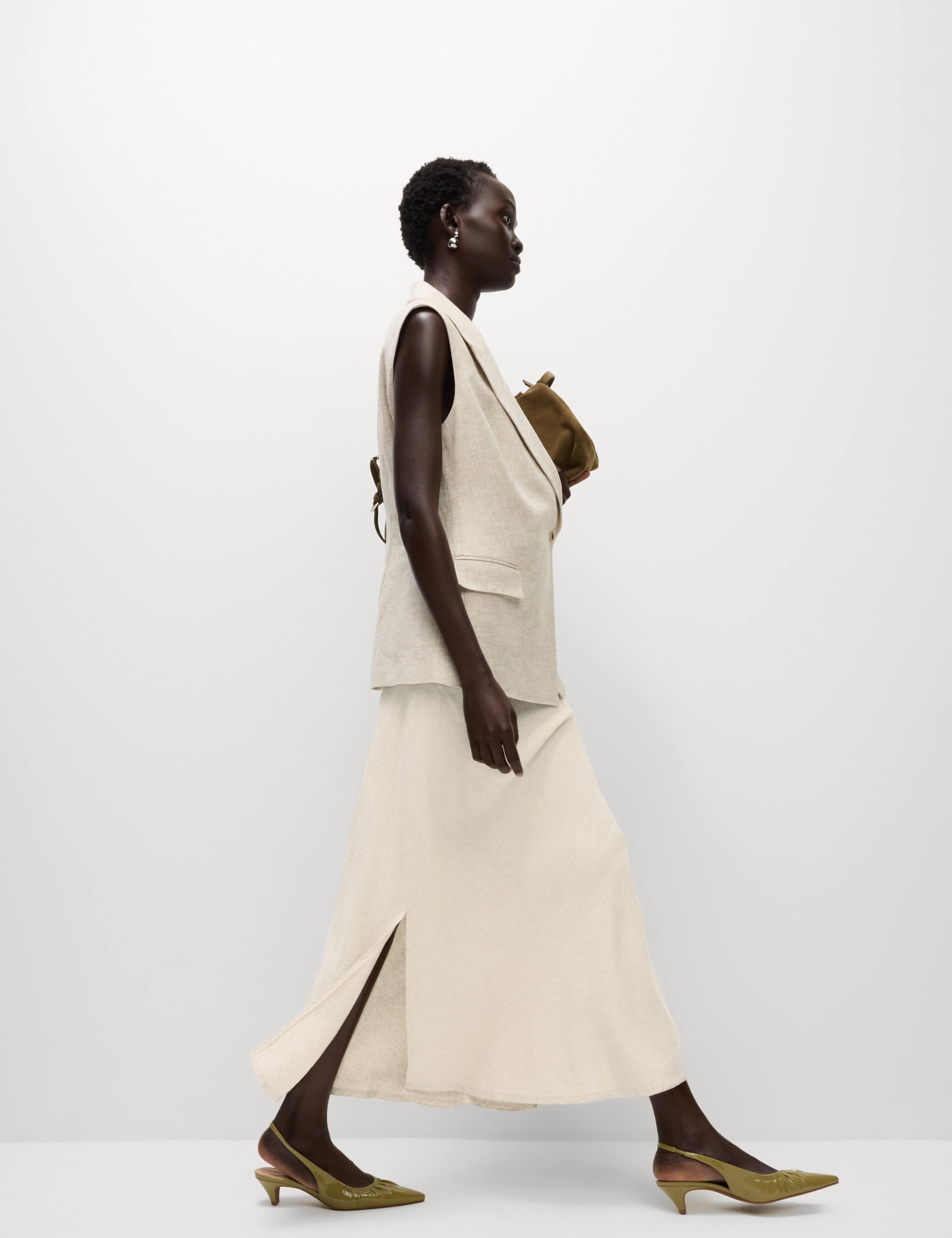 Bias Cut Maxi Skirt 4 of 6