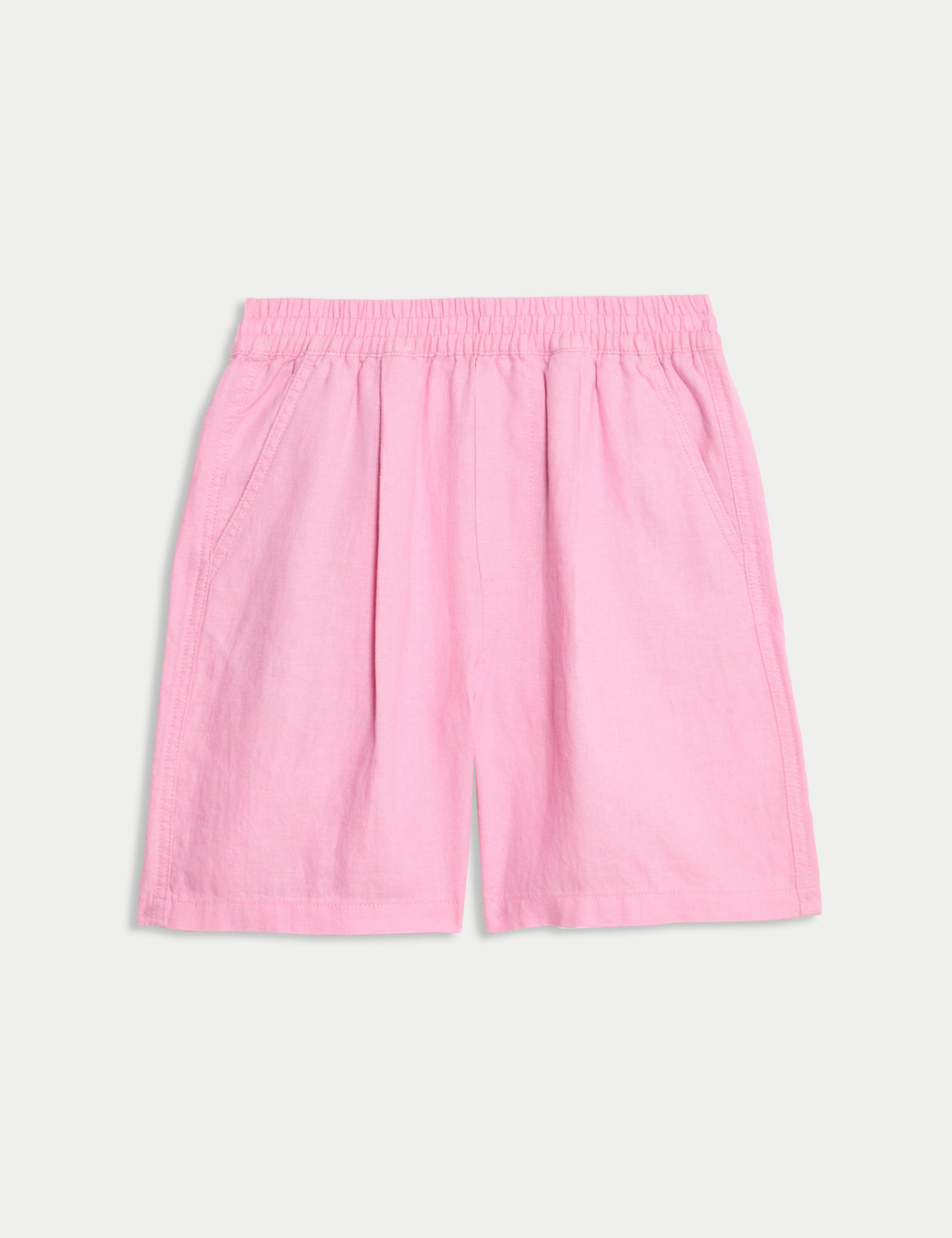 Pure Linen High Waisted Shorts 2 of 5