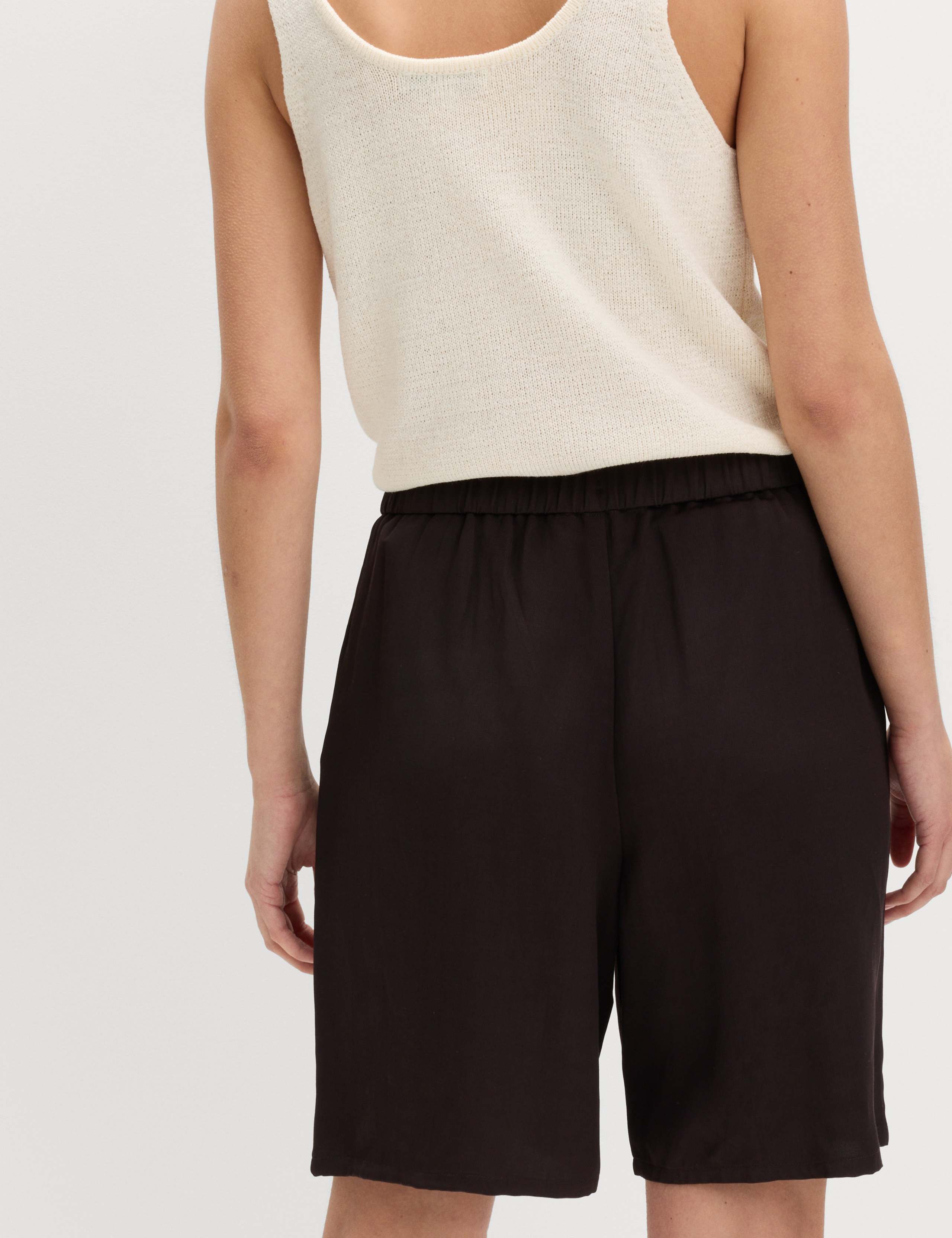 Side Stripe Longline Shorts with Linen 4 of 6