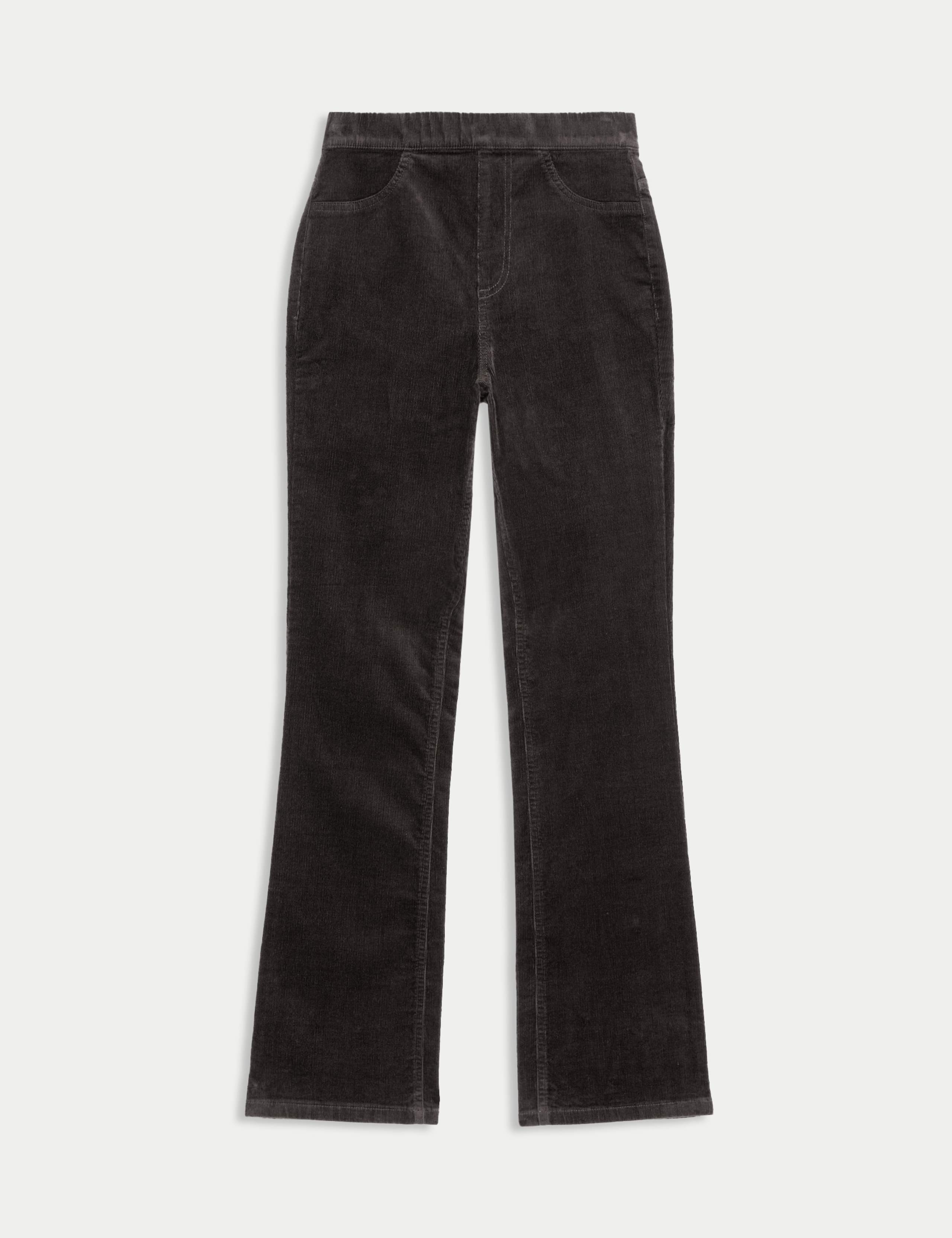 Cord High Waisted Flared Jeggings 2 of 6