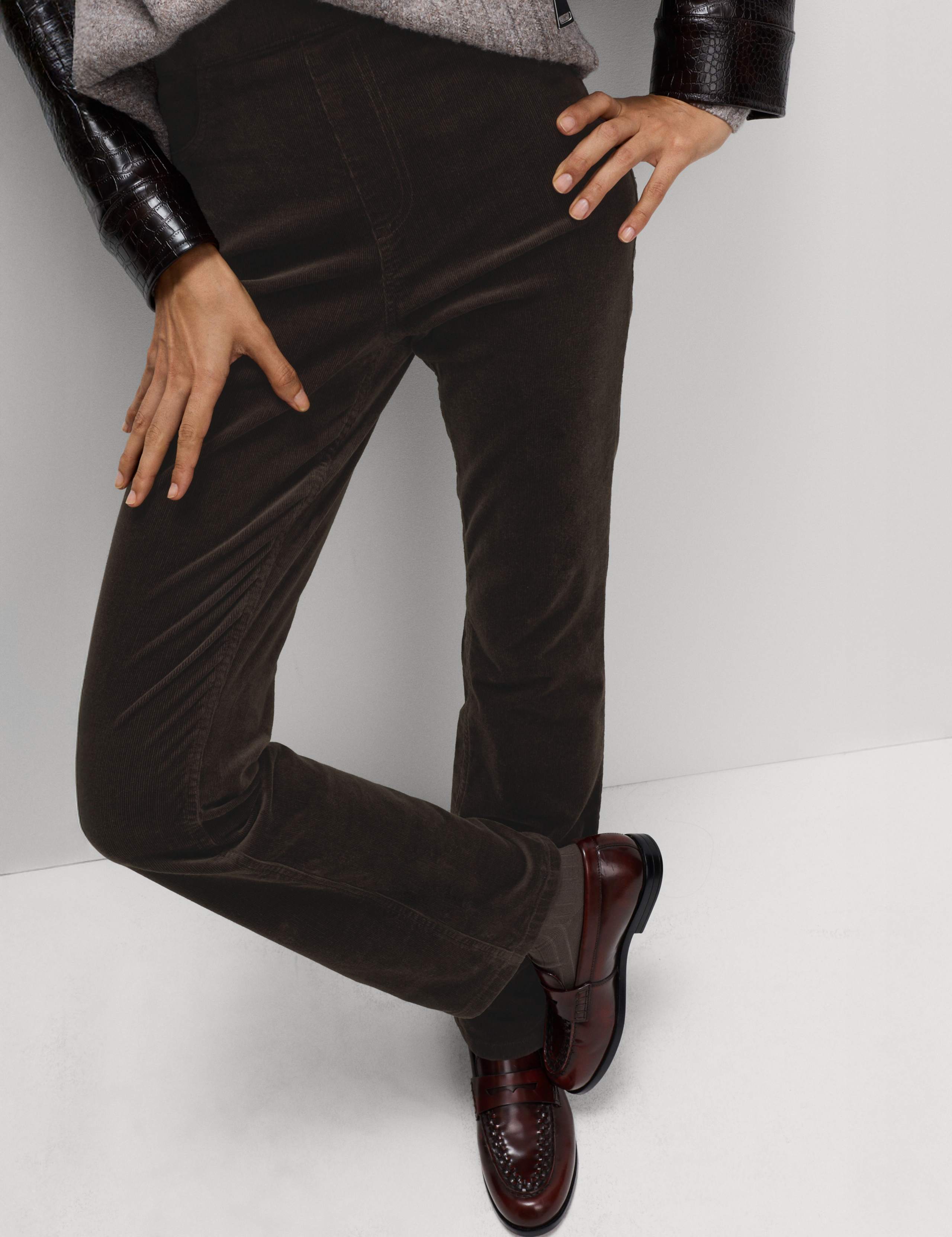 Cord High Waisted Flared Jeggings 3 of 6