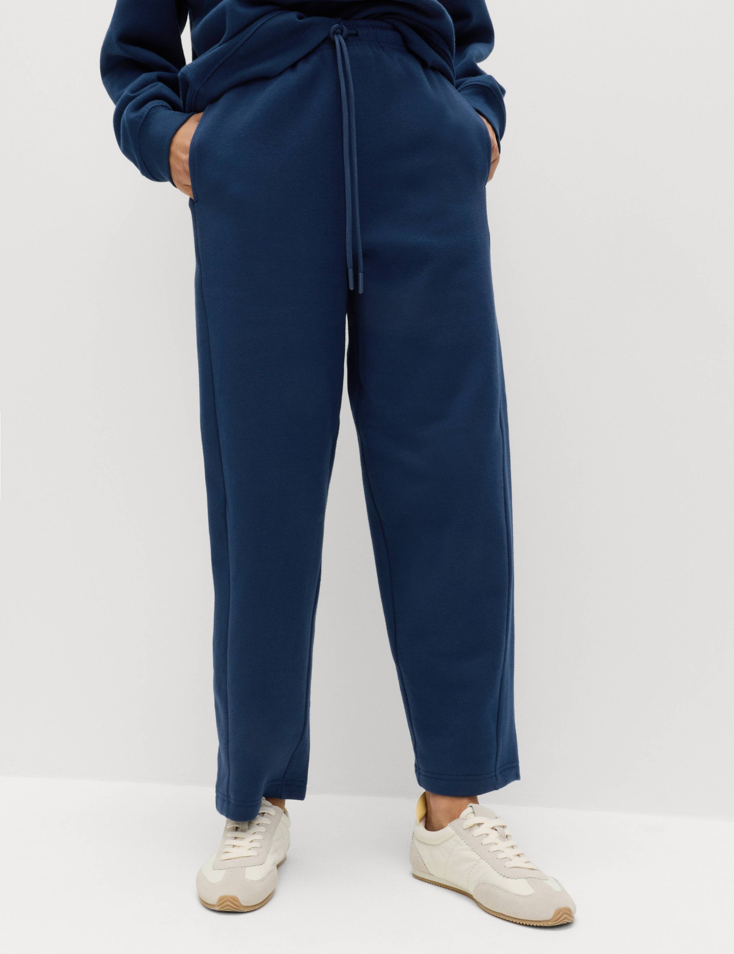 Cotton Rich Carrot Leg Ankle Grazer Joggers 1 of 7