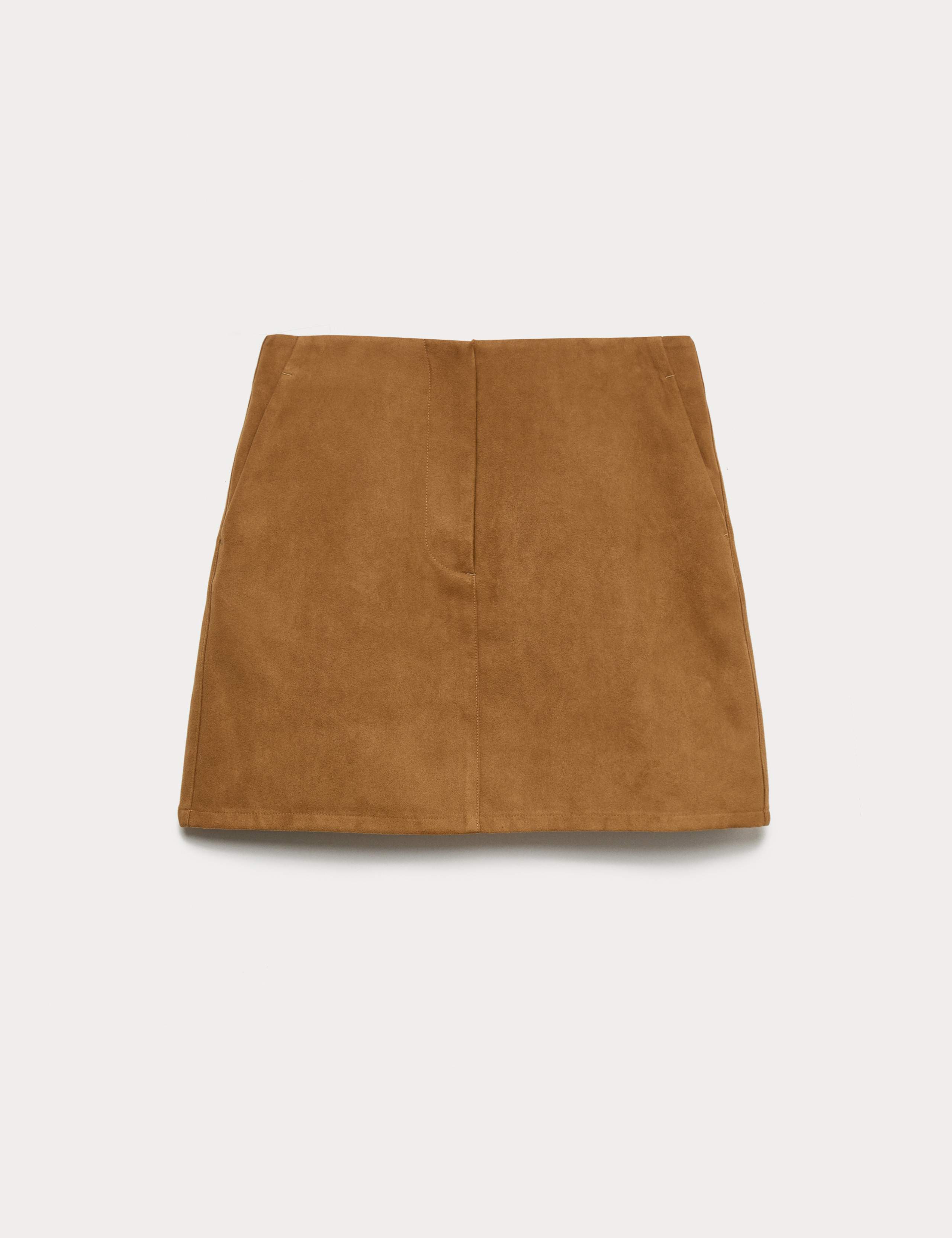 Suedette Mini A-Line Skirt 2 of 5