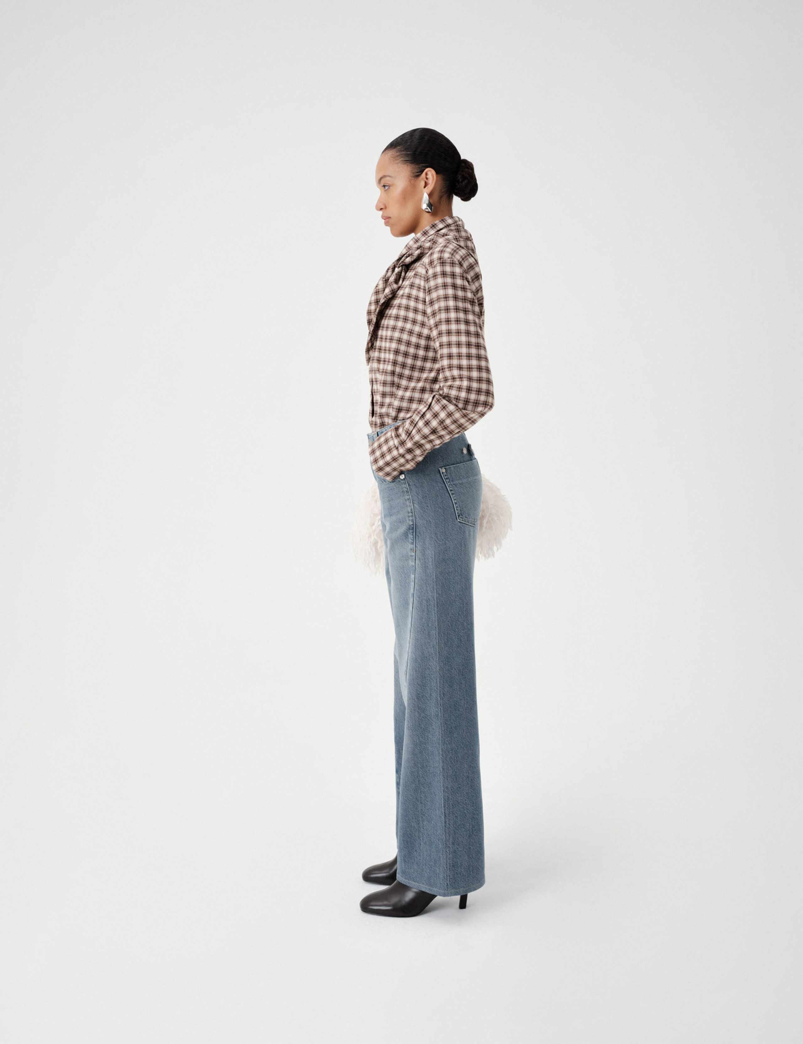 Twisted Seam Wide Leg Jean 3 of 7