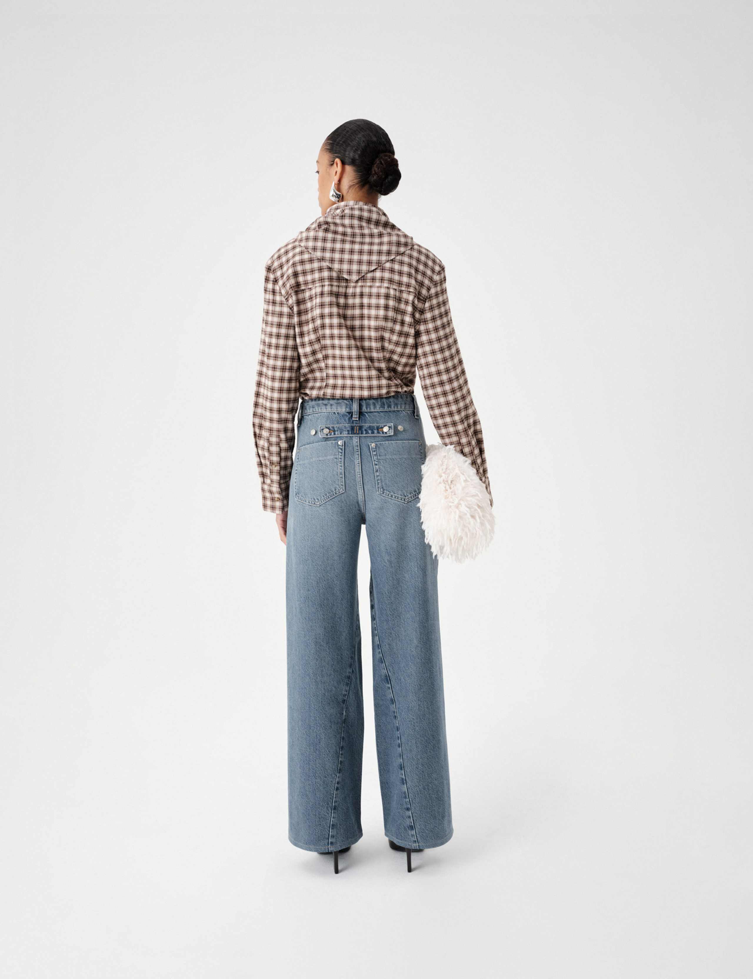Twisted Seam Wide Leg Jean 7 of 7