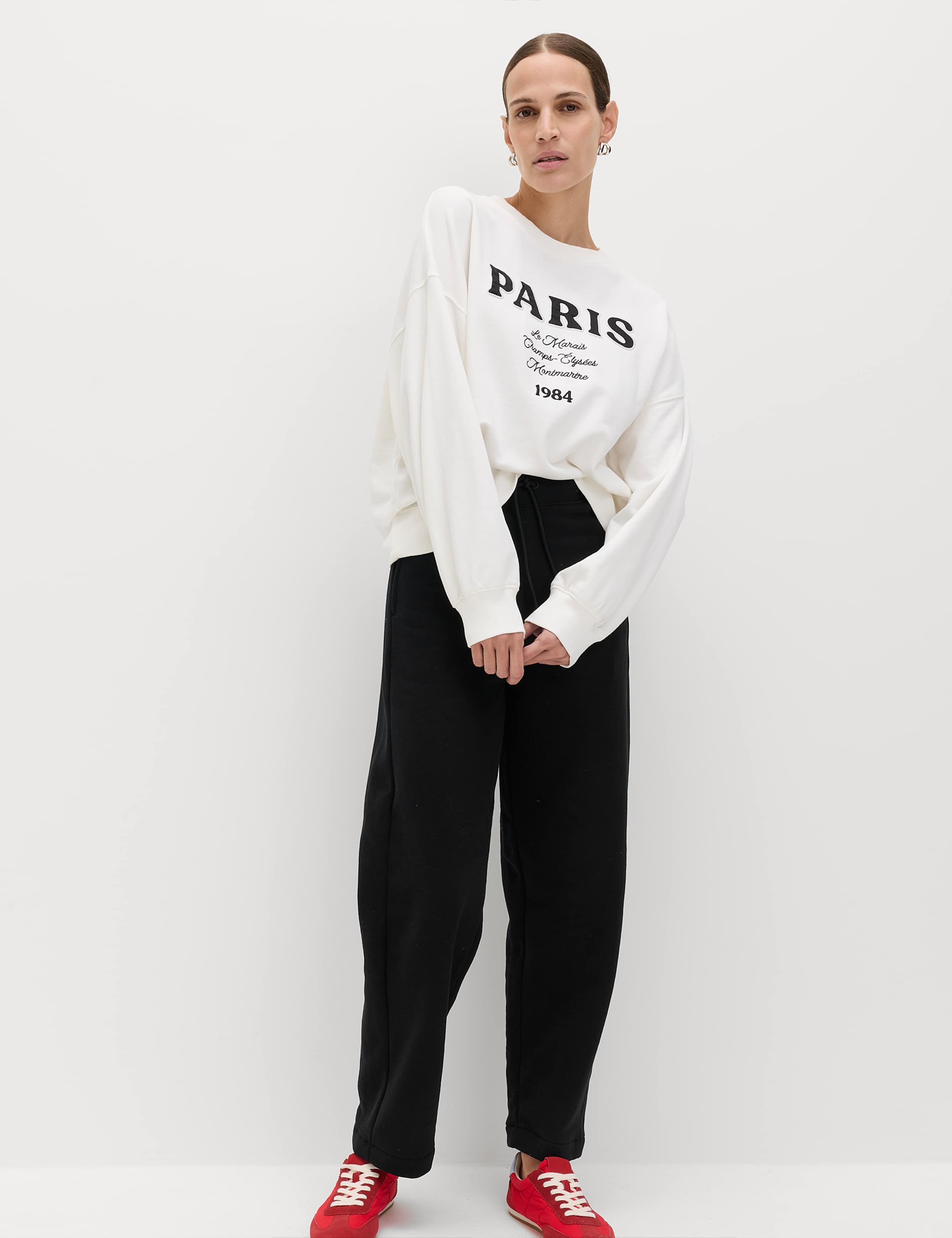 Cotton Rich Brushed Carrot Leg Joggers 7 of 7