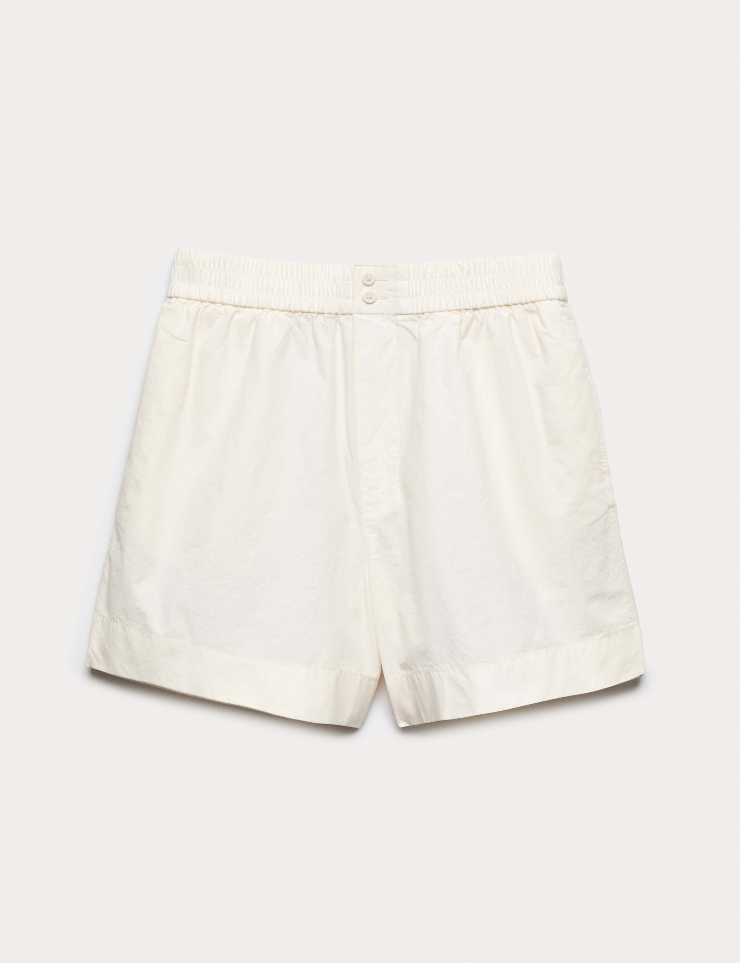 Pure Cotton Poplin High Waisted Shorts 2 of 5