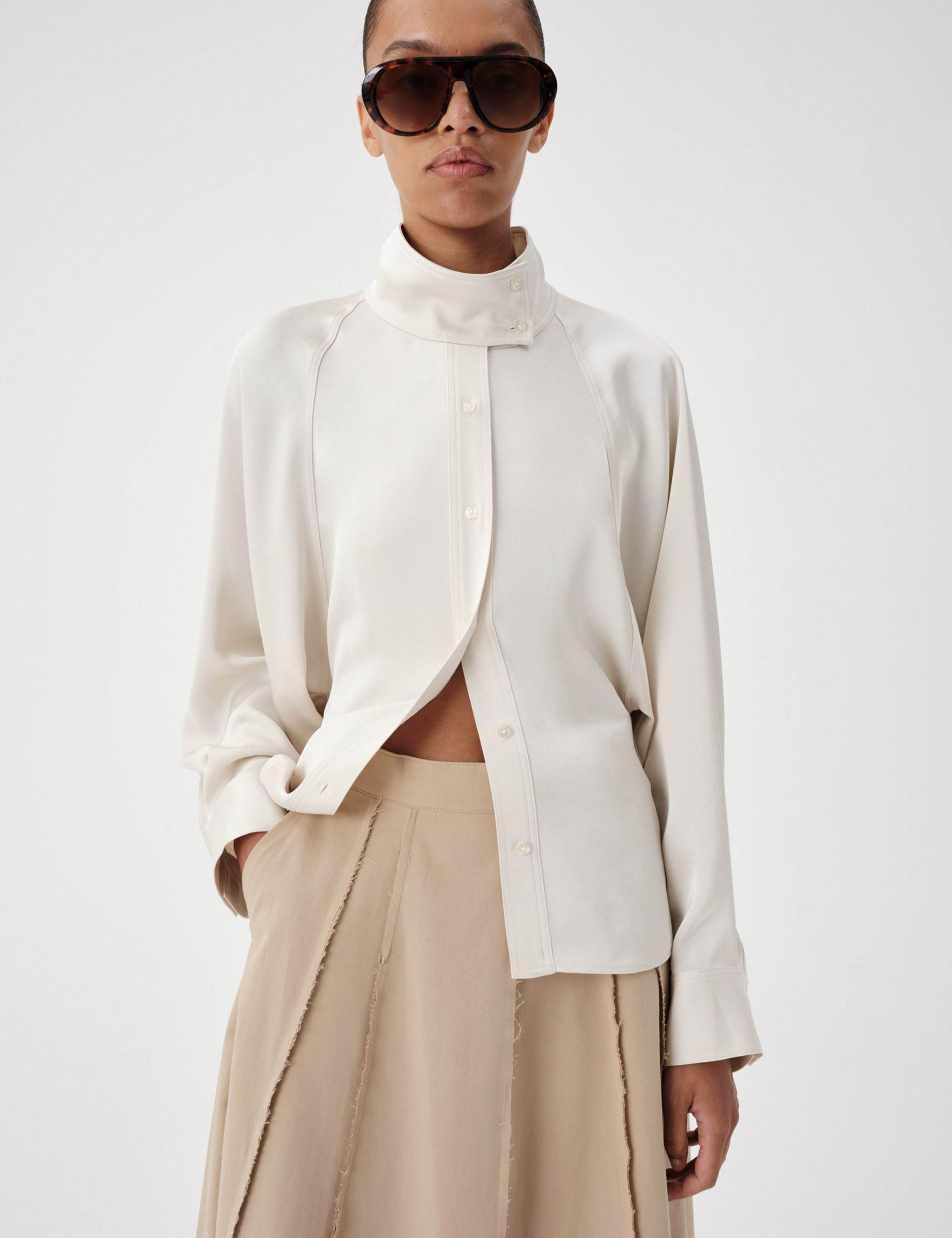 Pure Cotton Frayed Midi Circle Skirt 4 of 6