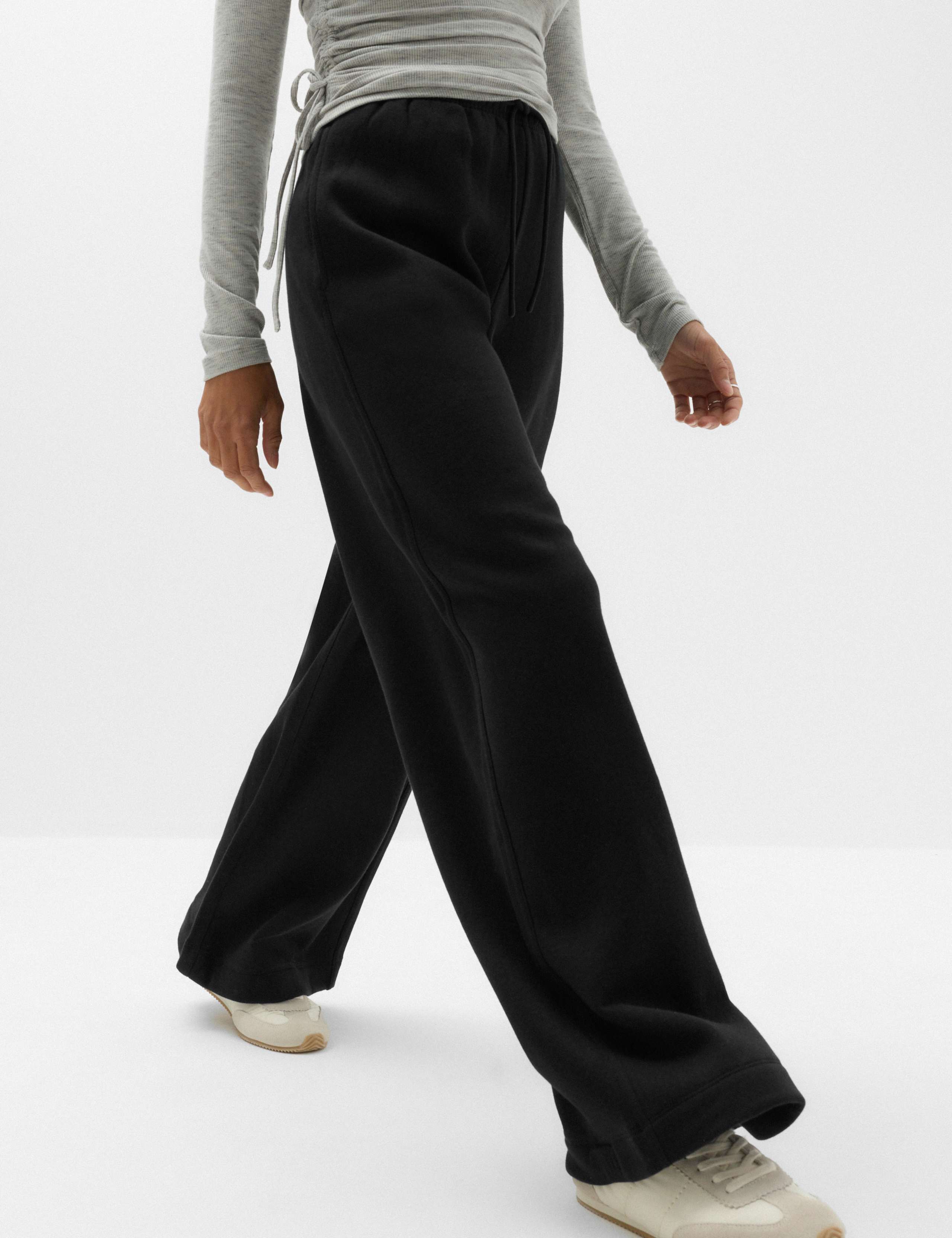 Cotton Rich Wide Leg Joggers 6 of 7
