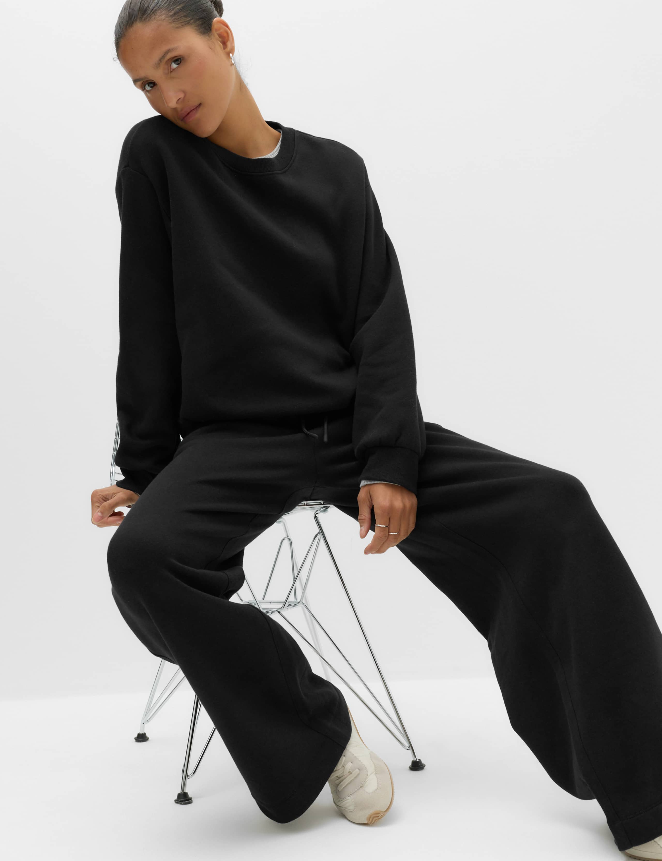 Cotton Rich Wide Leg Joggers 7 of 7