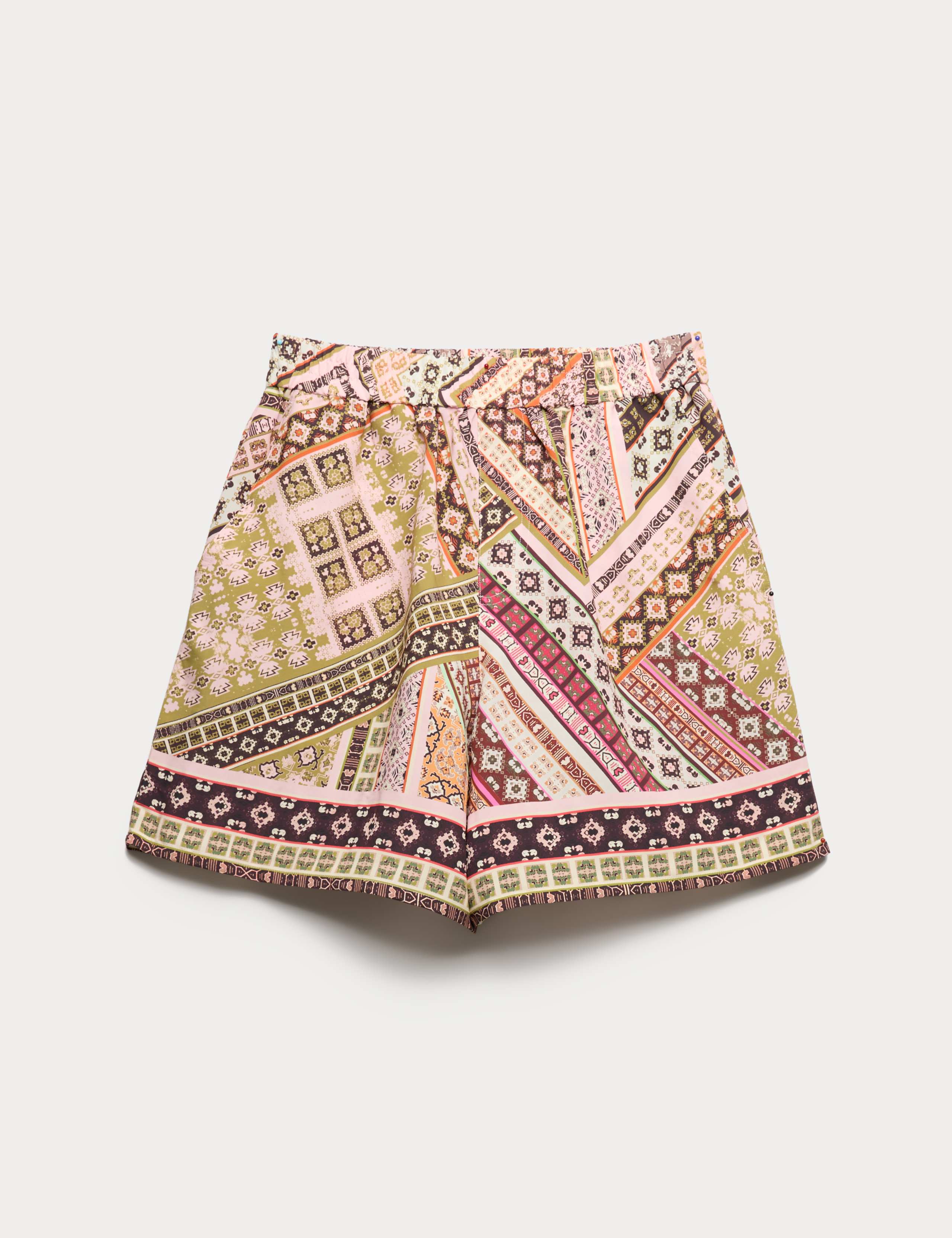 Printed High Waisted Shorts 1 of 1