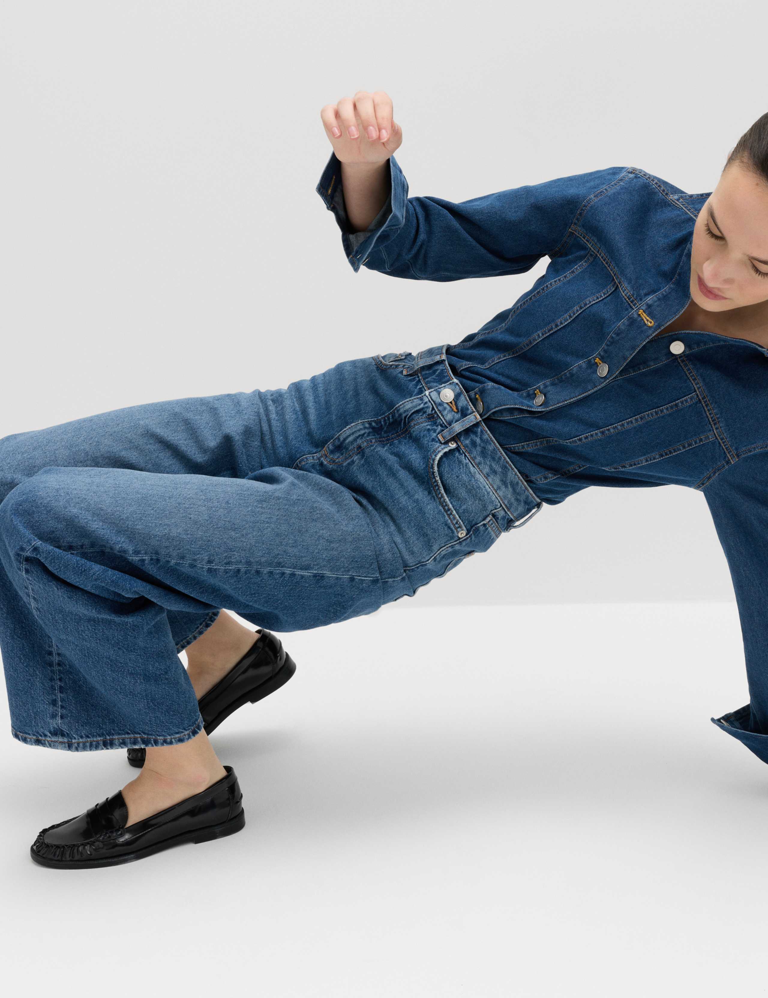 High Waisted Wide Leg Jeans 4 of 6