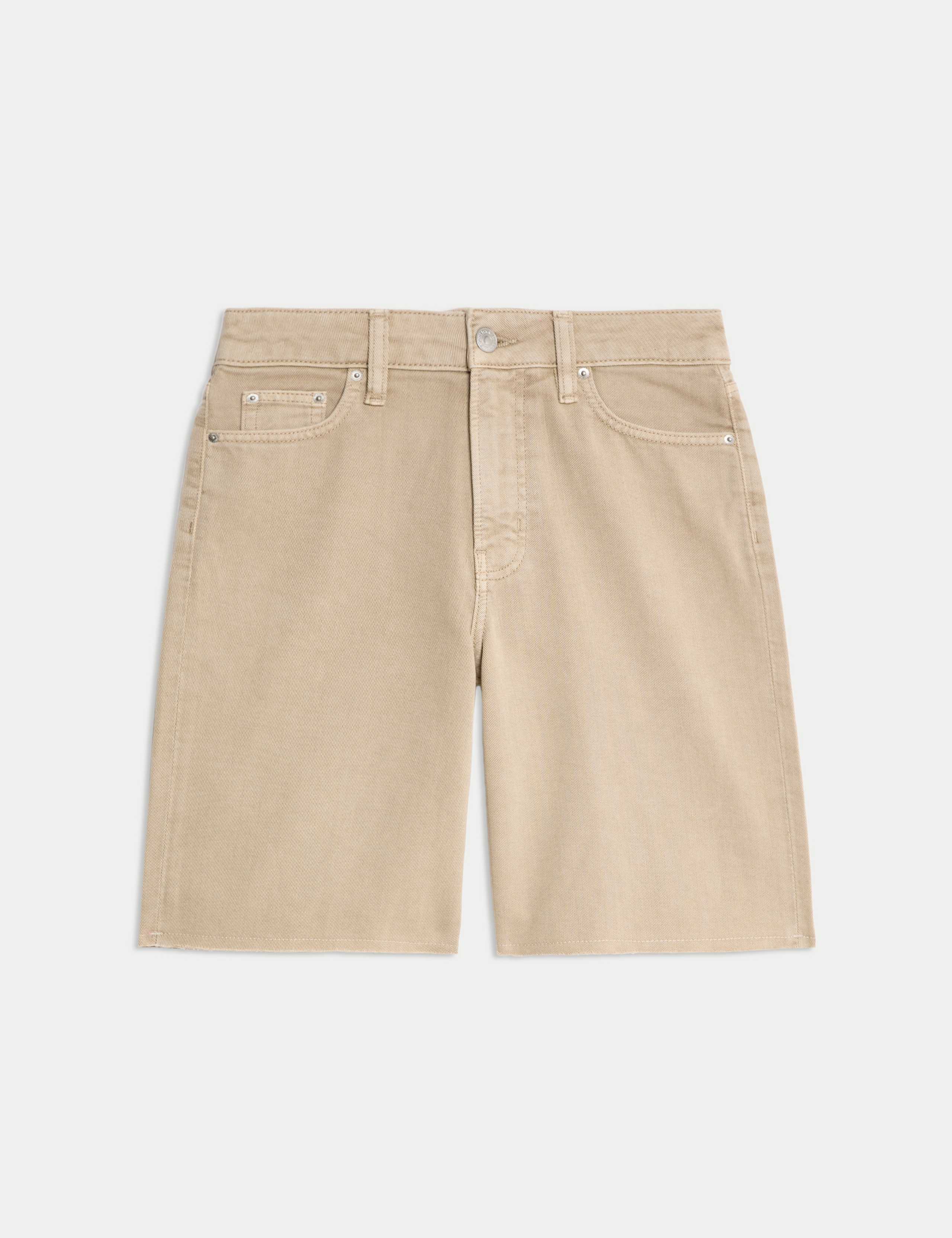 Pure Cotton Denim Bermuda Shorts 2 of 6
