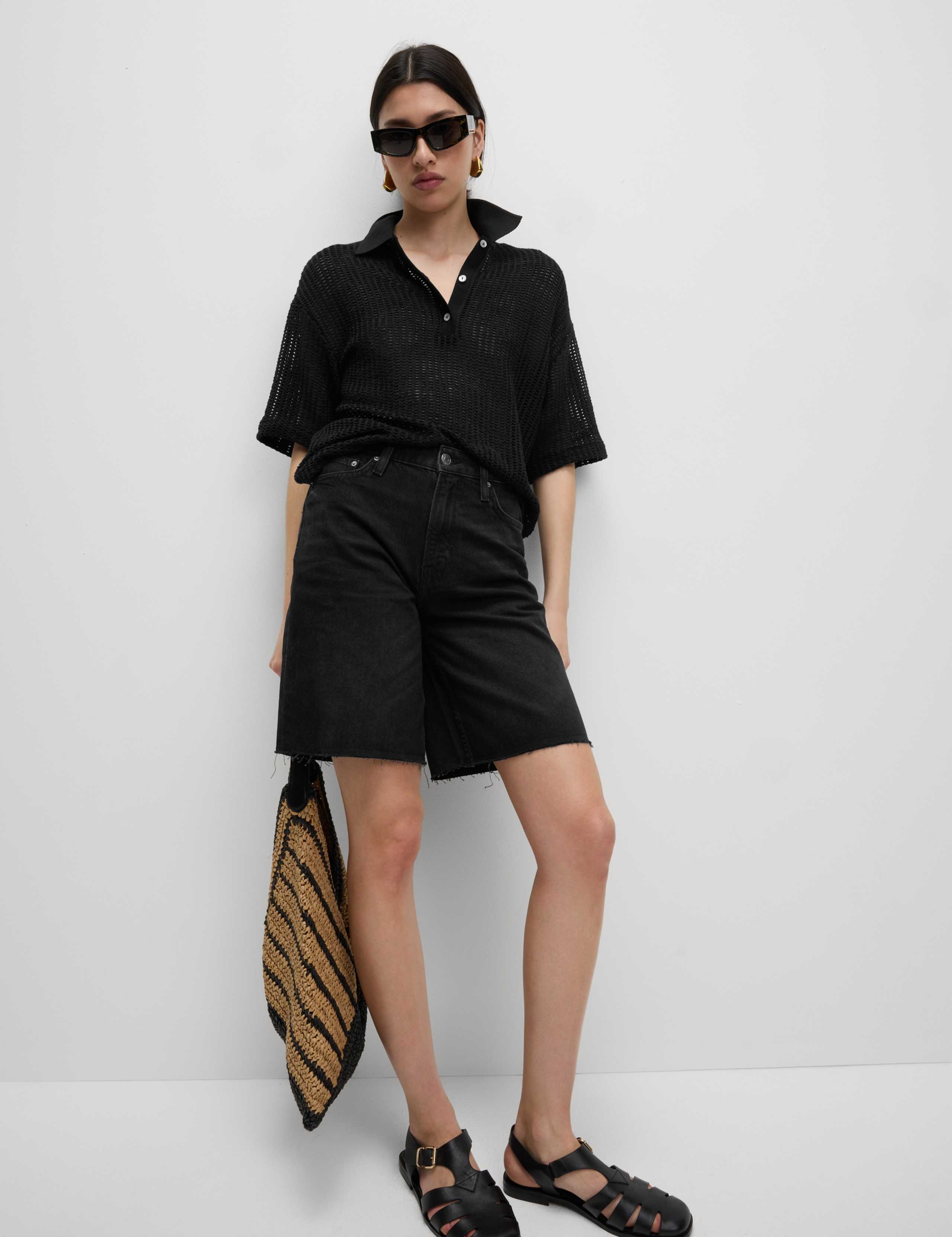 Pure Cotton Denim Bermuda Shorts 5 of 5