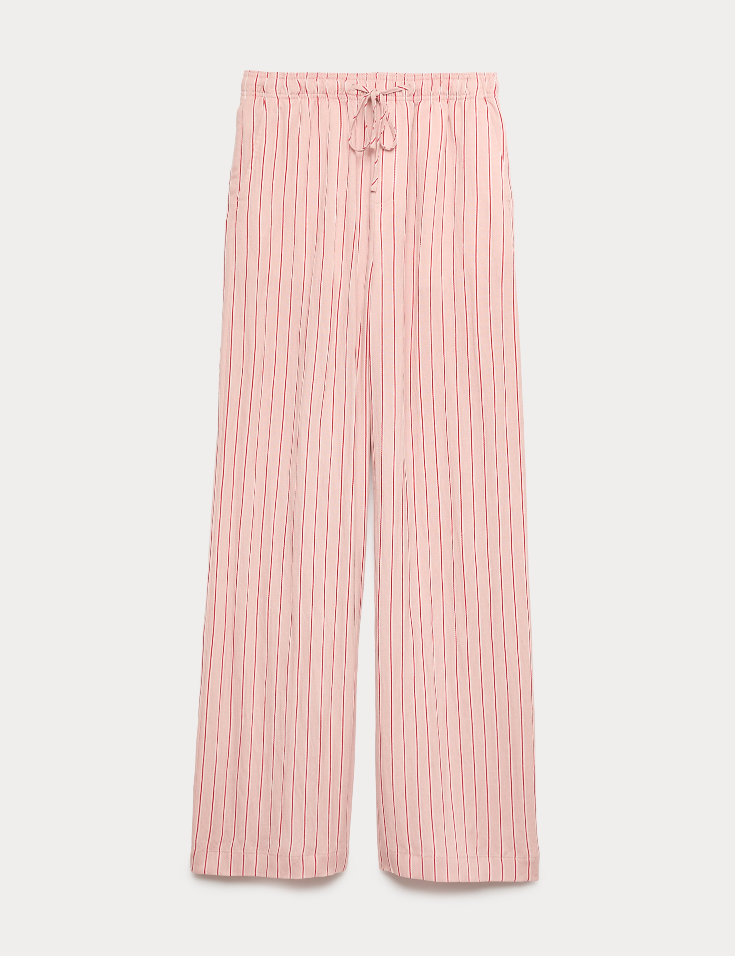 Lyocell Rich Drawstring Wide Leg Trousers 2 of 6