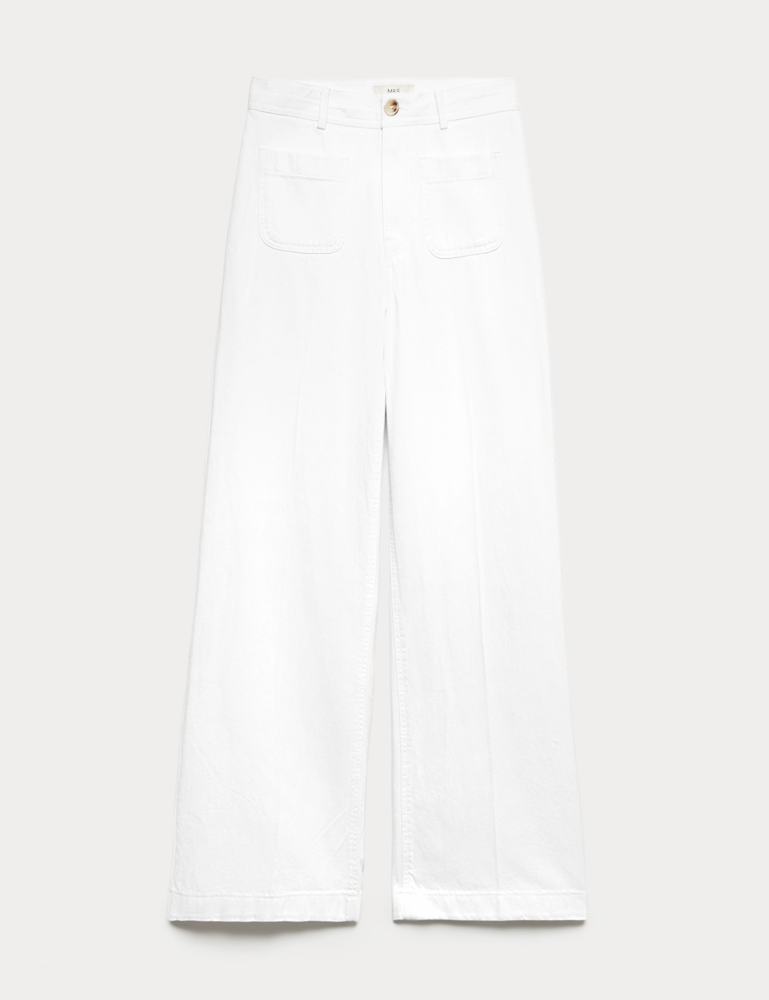 Patch Pocket Straight Leg Trousers 2 of 5